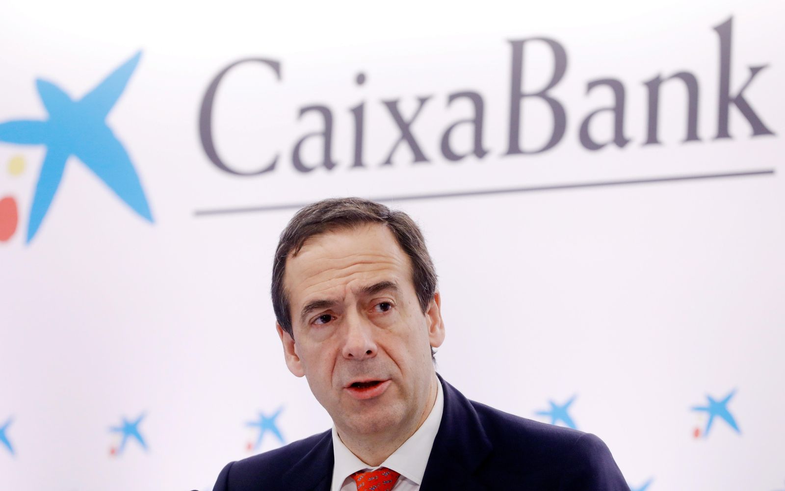 El consejero delegado de CaixaBank , Gonzalo Gortázar.