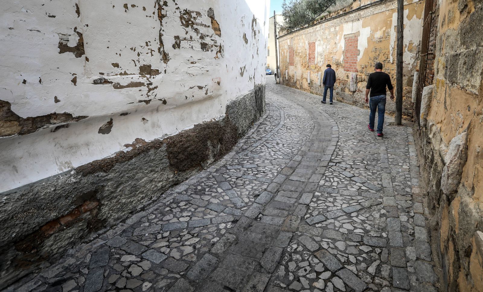 El visible abandono del centro histórico.