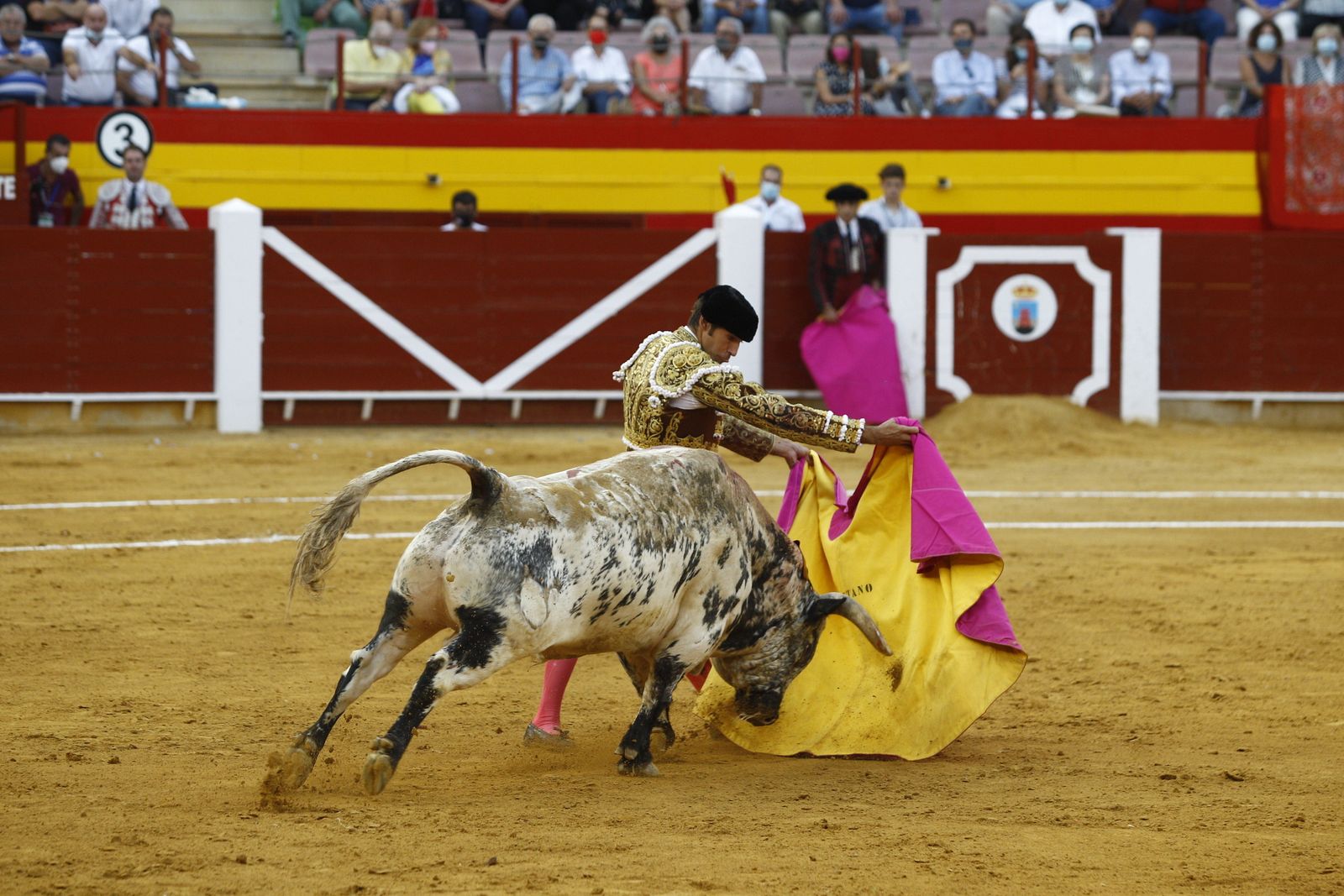 Fotogalería corrida de toros. Cayetano Rivera, Paco Ureña y Roca Rey. Roquetas de Mar.