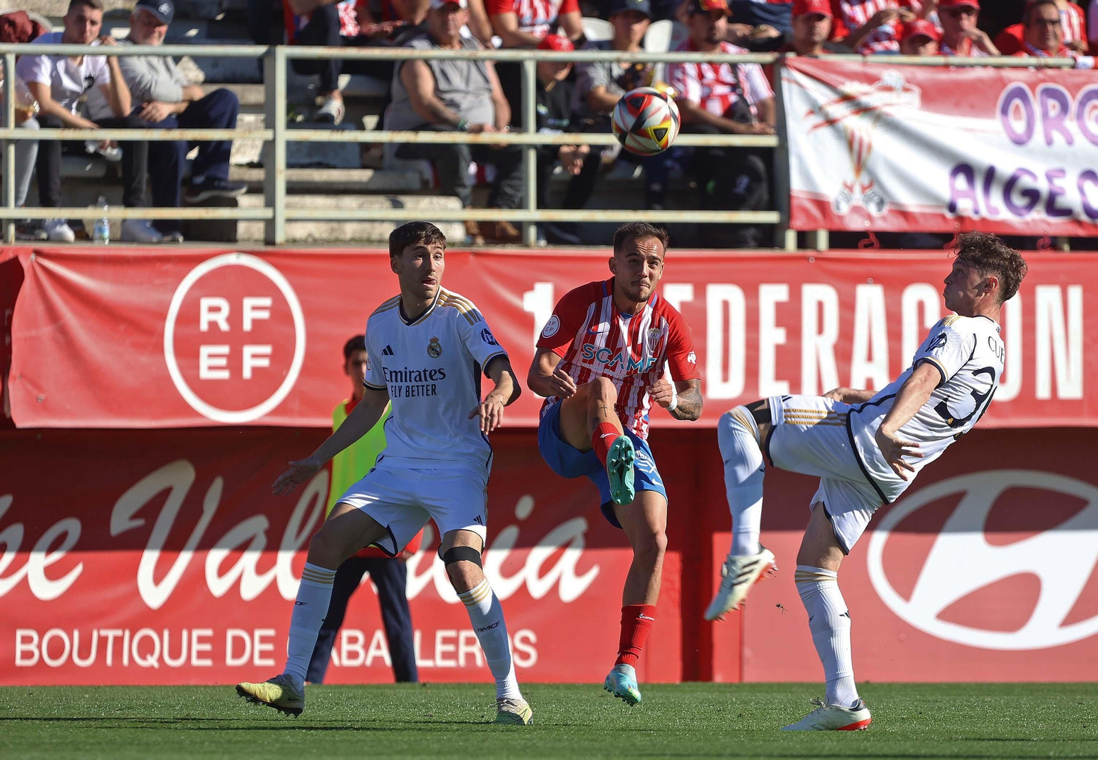 Rafa Roldán, el pasado sábado en el Algeciras-Castilla.