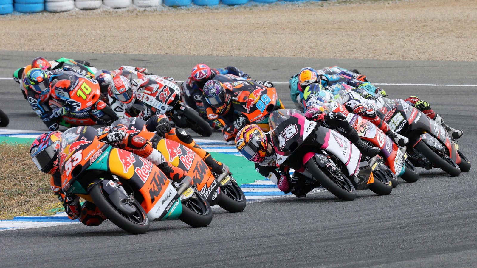 Carrera de Moto3 en el Circuito de Jerez