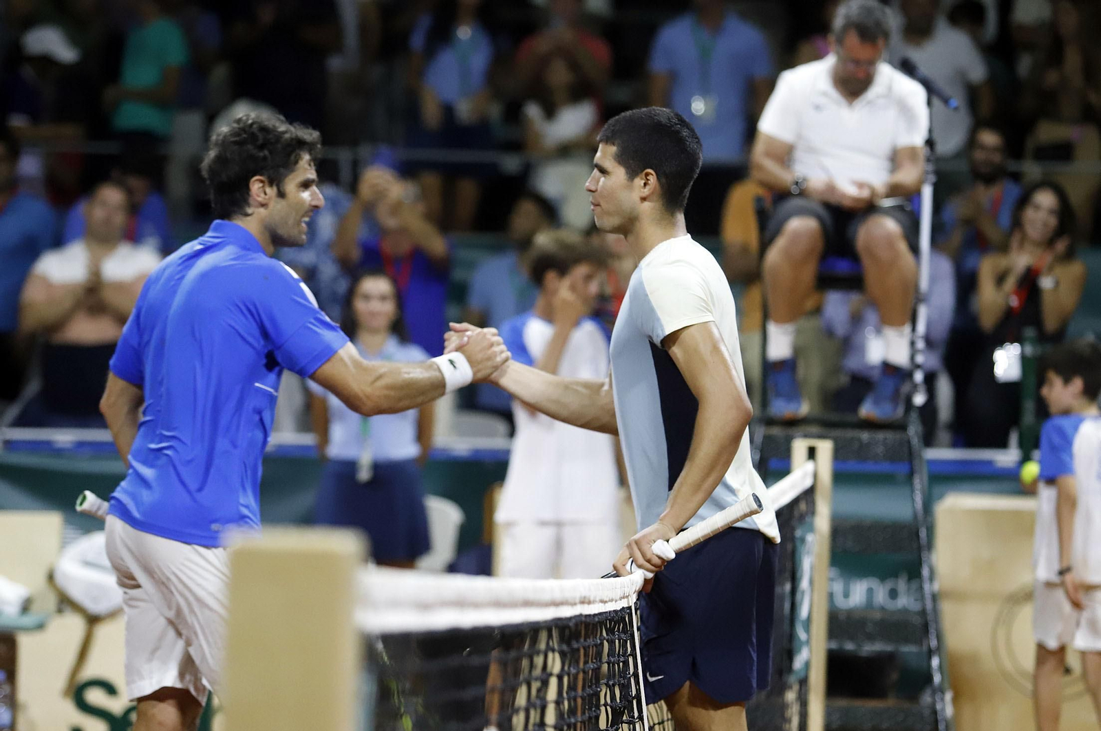 Copa del Rey de Tenis. Semifinal entre Carlos Alcaraz y Pablo Andújar