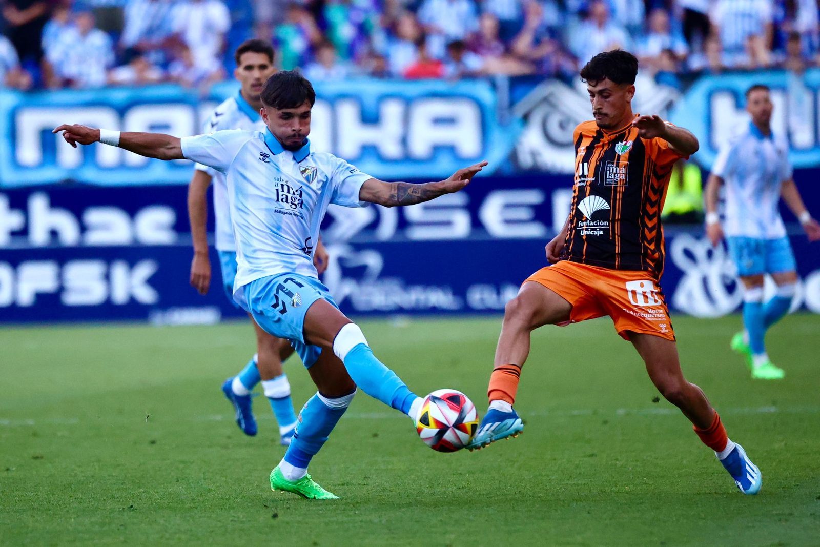 El Málaga CF - Antequera, en fotos