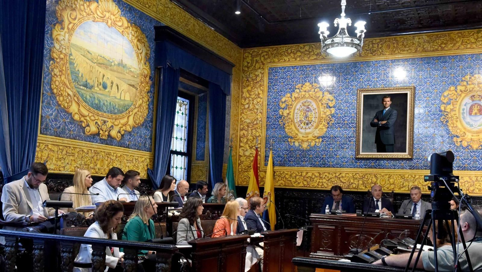 El Pleno de Algeciras celebrado este jueves. El Pleno de Algeciras celebrado este jueves.