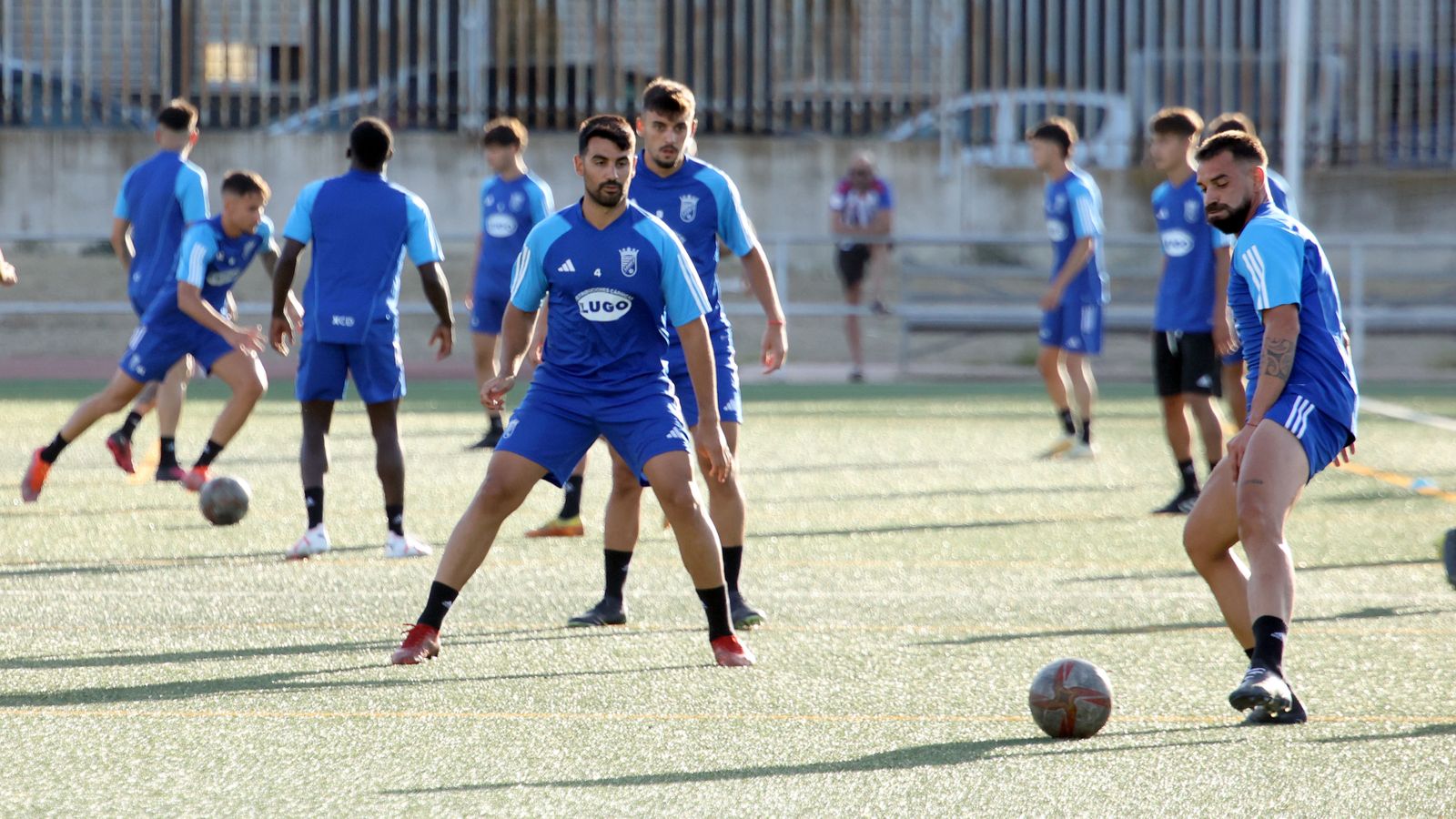 Primer entrenamiento del Xerez CD en el campo de La Granja