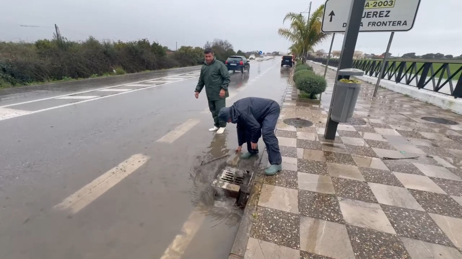 Vigilancia en carreteras y acceso de la zona rural