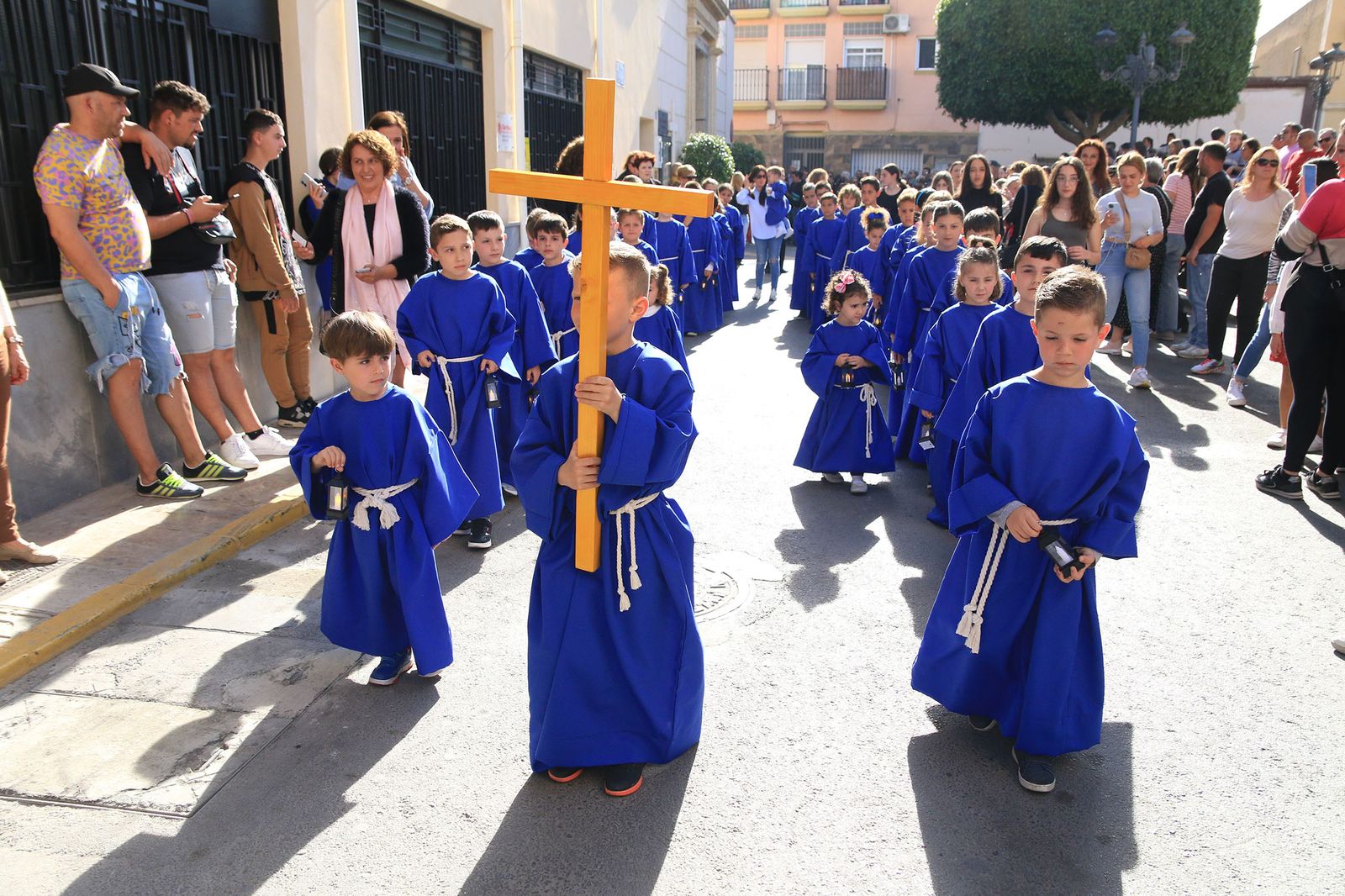 La procesión infantil de La Estrella de Viator