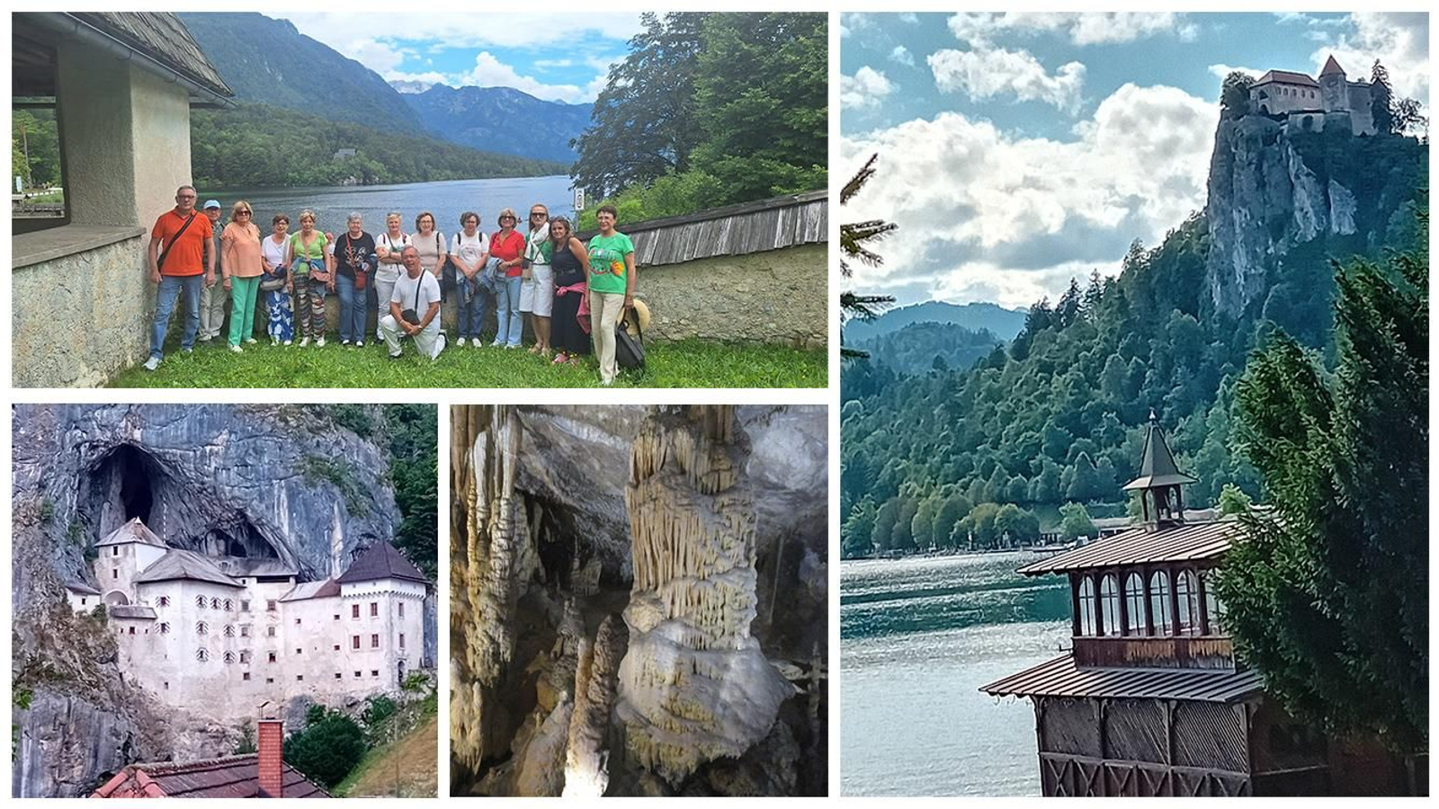 Algunos de los lugares que han visitado los almerienses en Eslovenia.