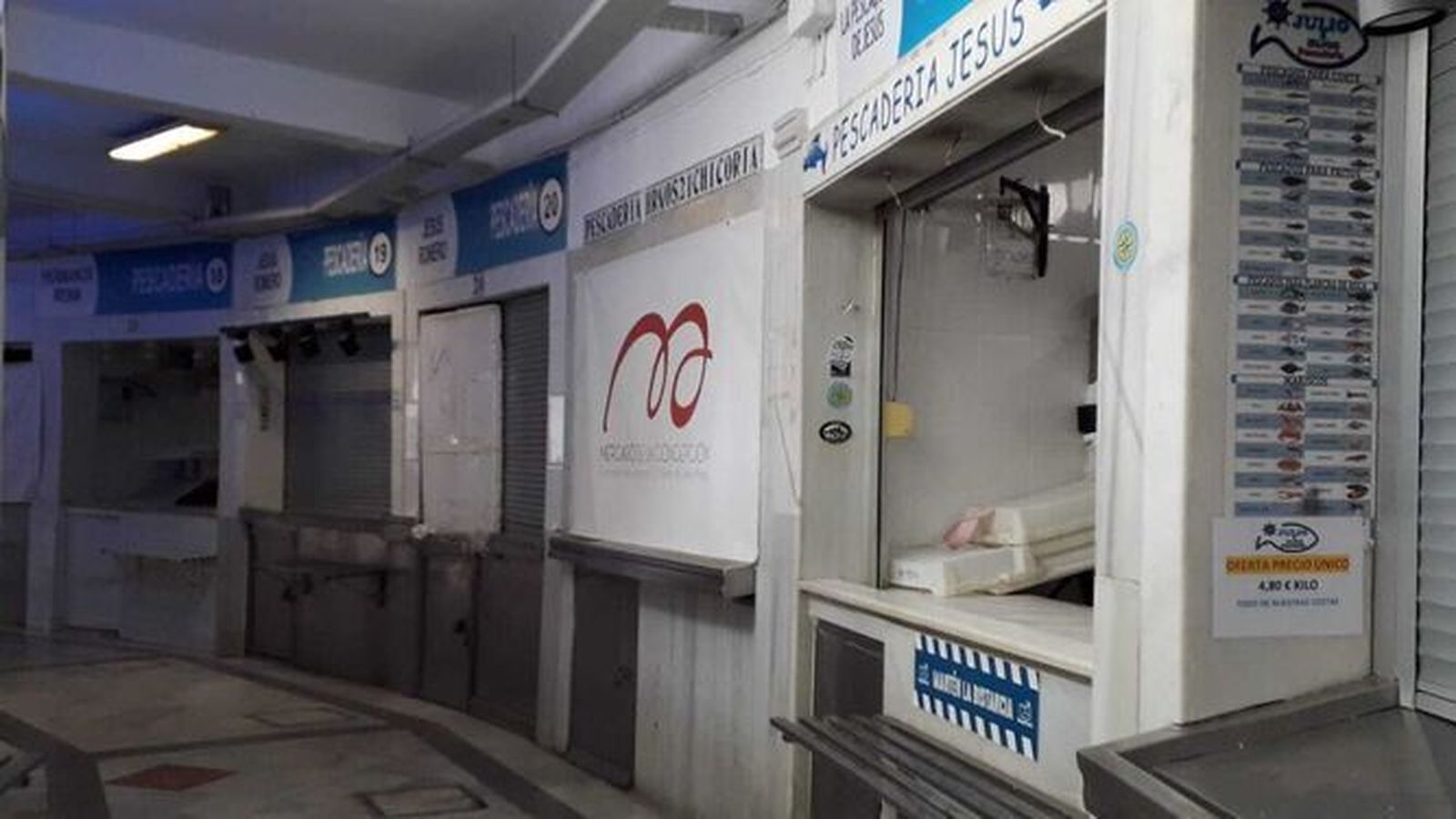 Una imagen de archivo del interior de la plaza de abastos.