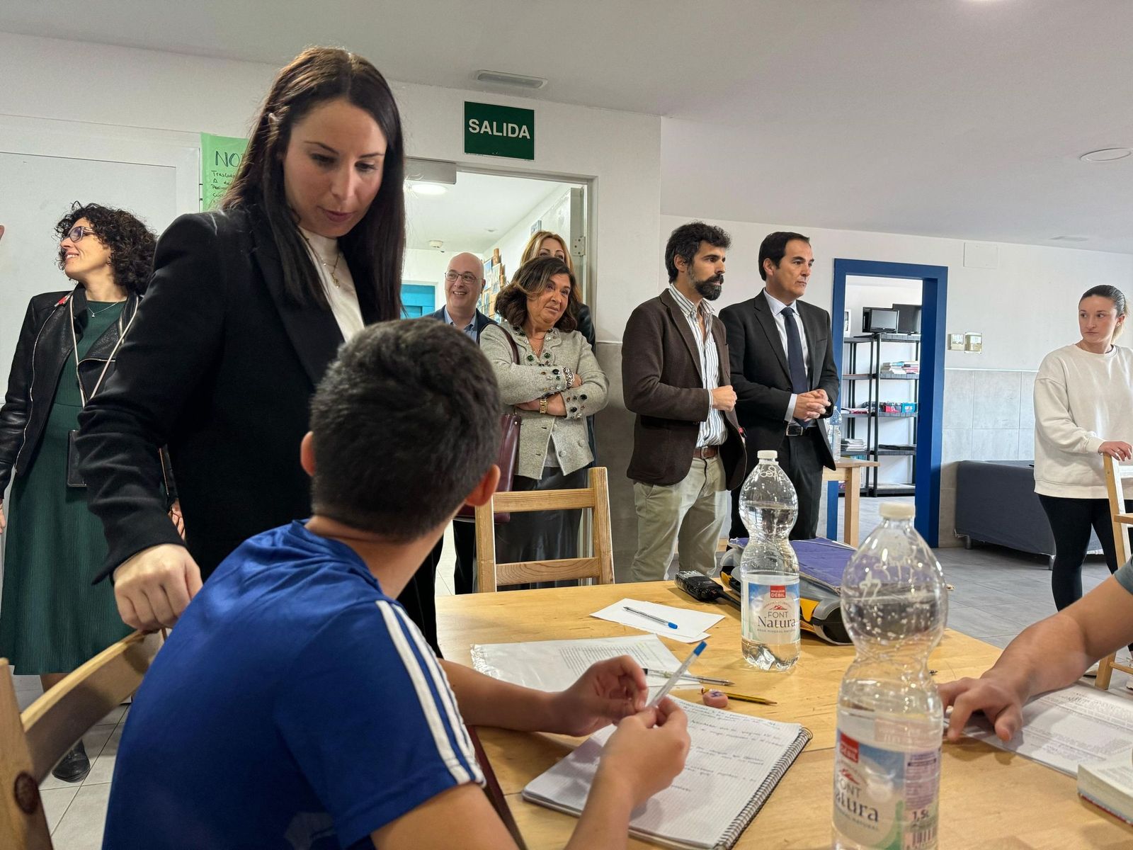 El consejero de Justicia en un centro de internamiento de menores.