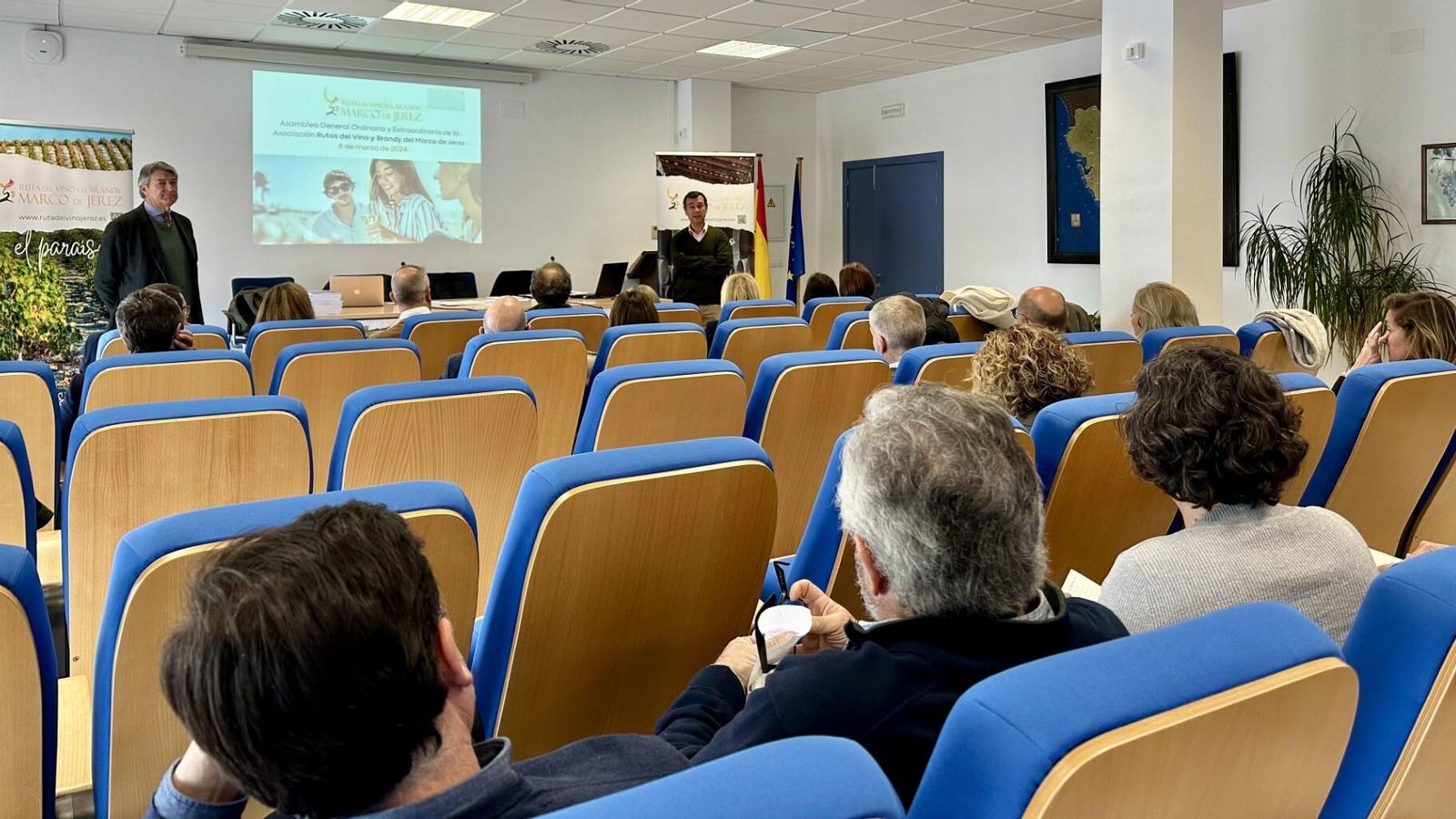 Un momento de la Asamblea General, celebrada en el Centro Ifapa-Rancho la Merced de Jerez.