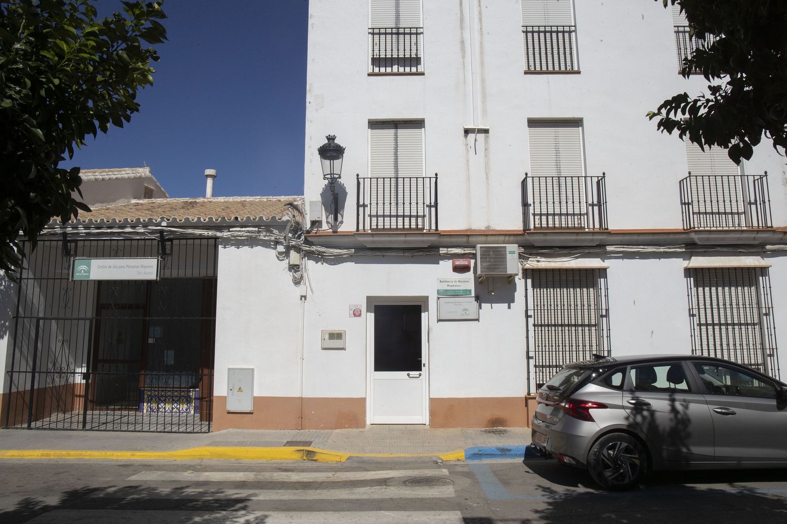 Fachada de la residencia donde ocurrieron los hechos.