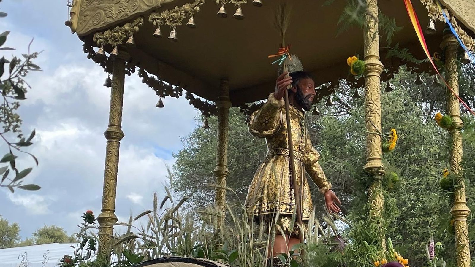 Réplica de la talla de San Isidro Labrador