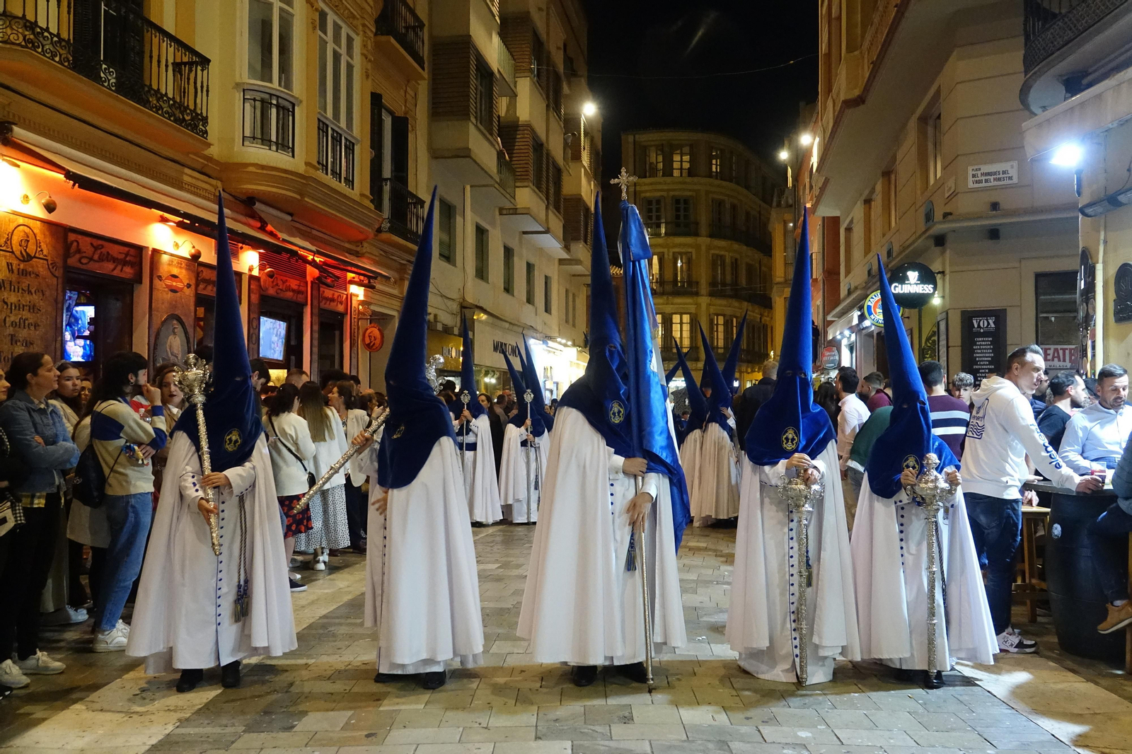 La Sagrada Cena en el Jueves Santo de Málaga, en fotos