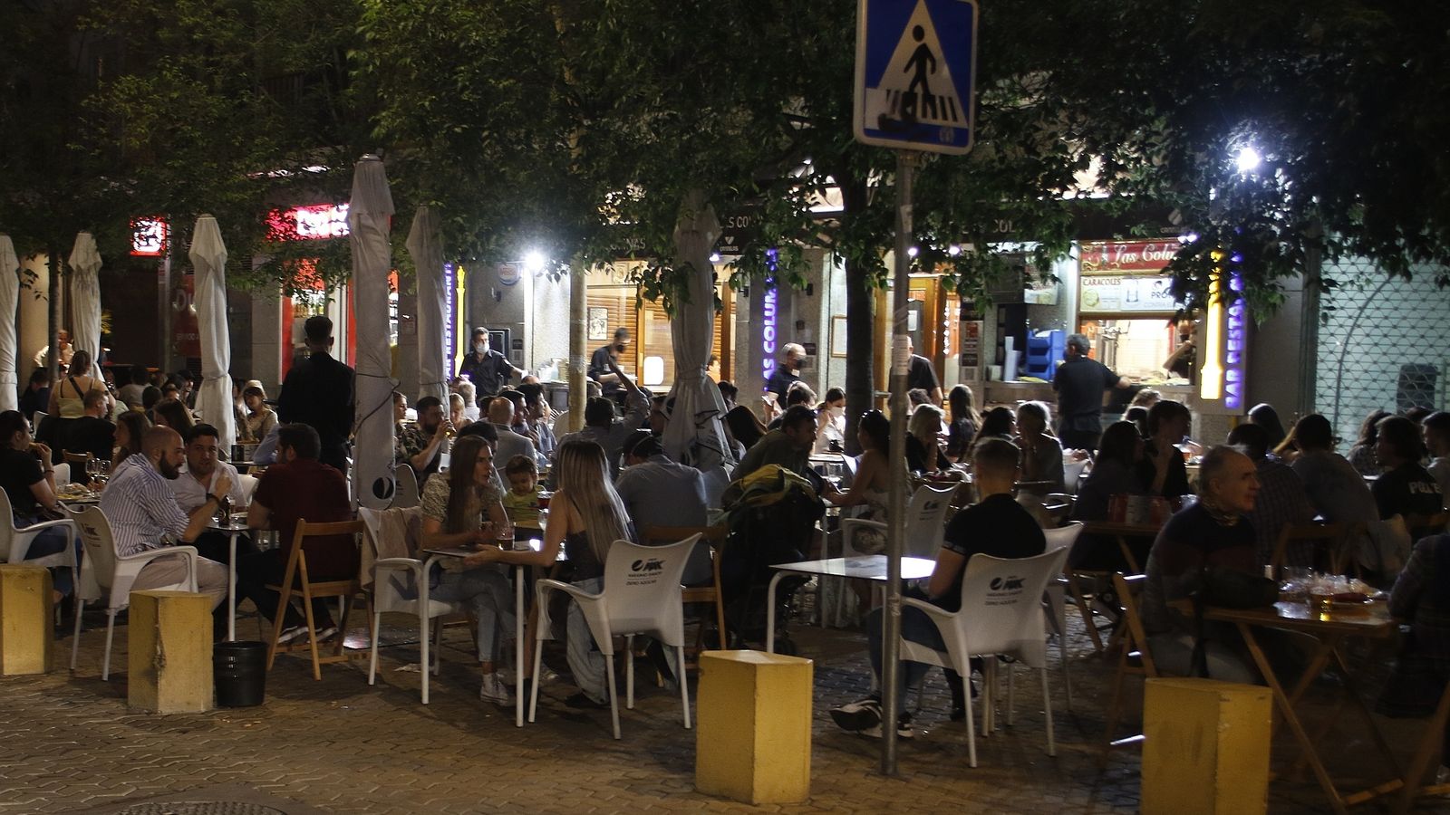 Terrazas llenas tras el fin del estado de alarma