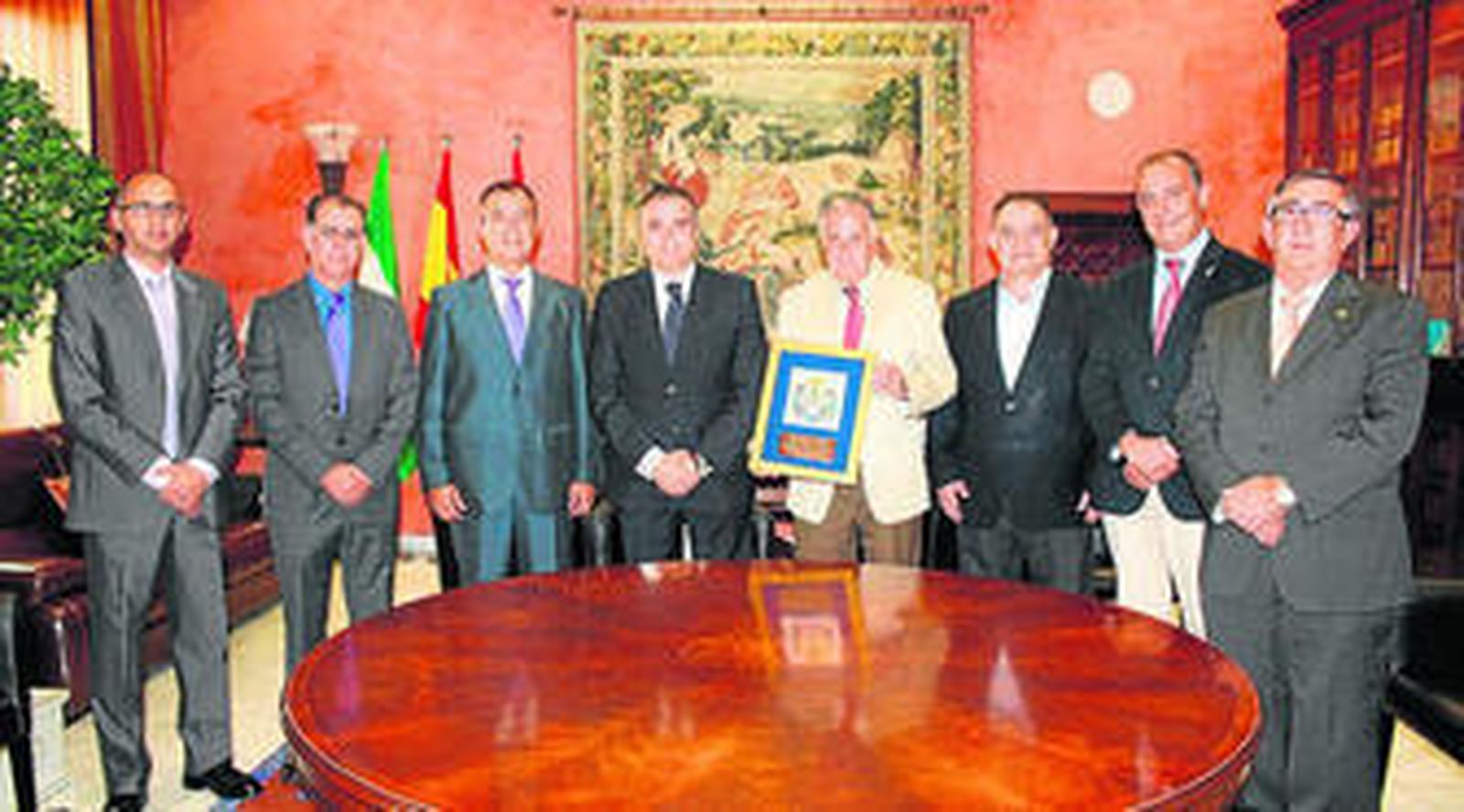 Homenaje a Pérez Viguera, en el Ayuntamiento palmerino.