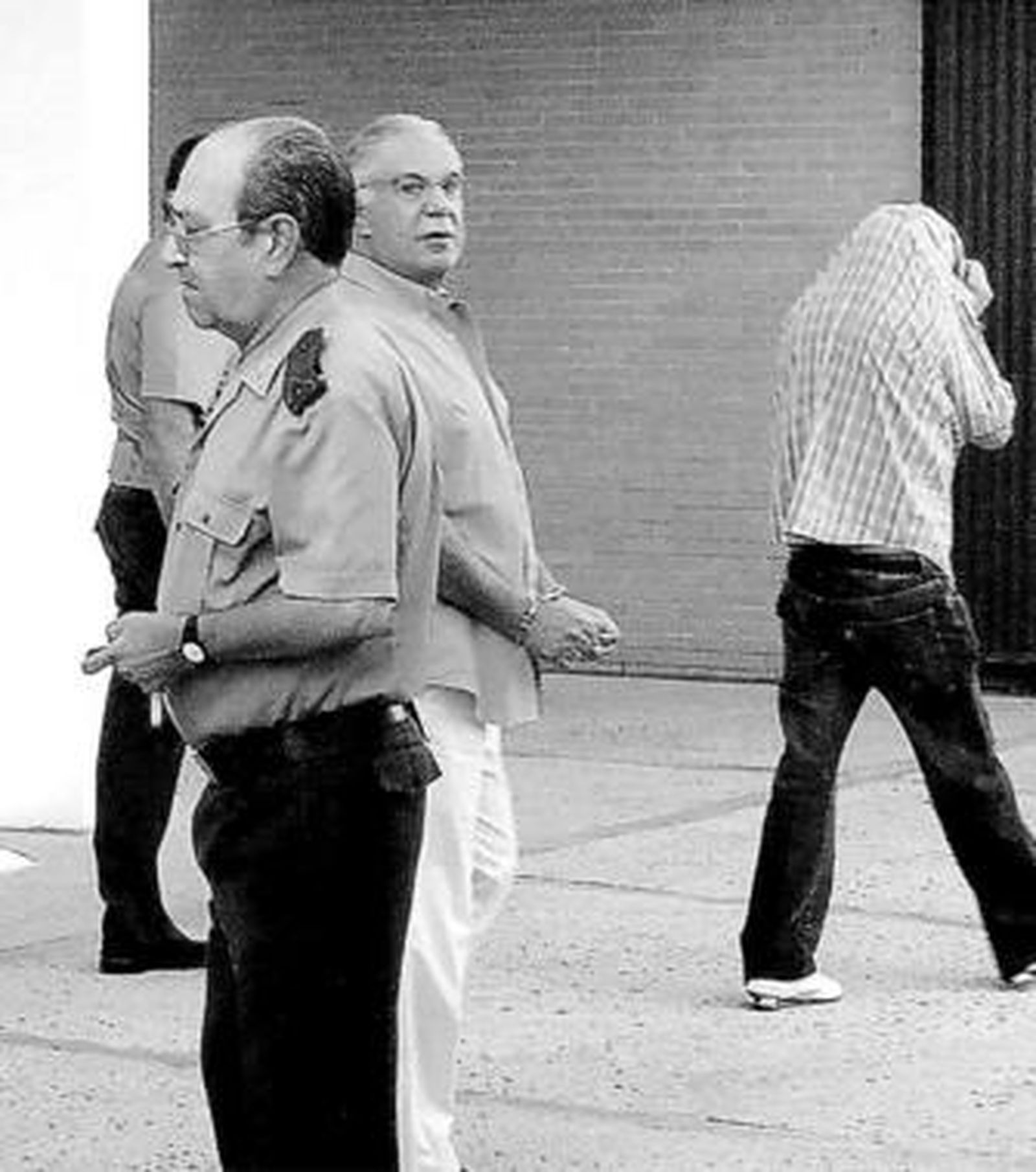 Luis Miguel Rodríguez Pueyo, el pasado agosto, cuando declaró ante el juez en Sanlúcar.