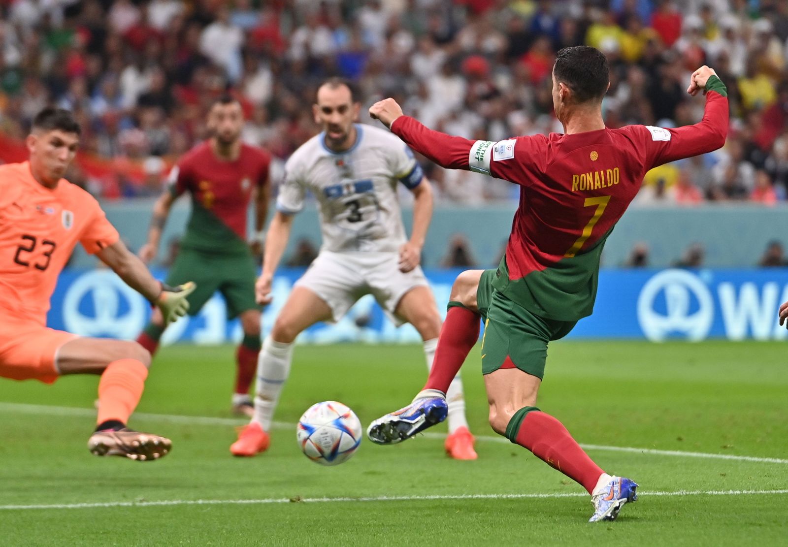 Las imágenes del Portugal - Uruguay