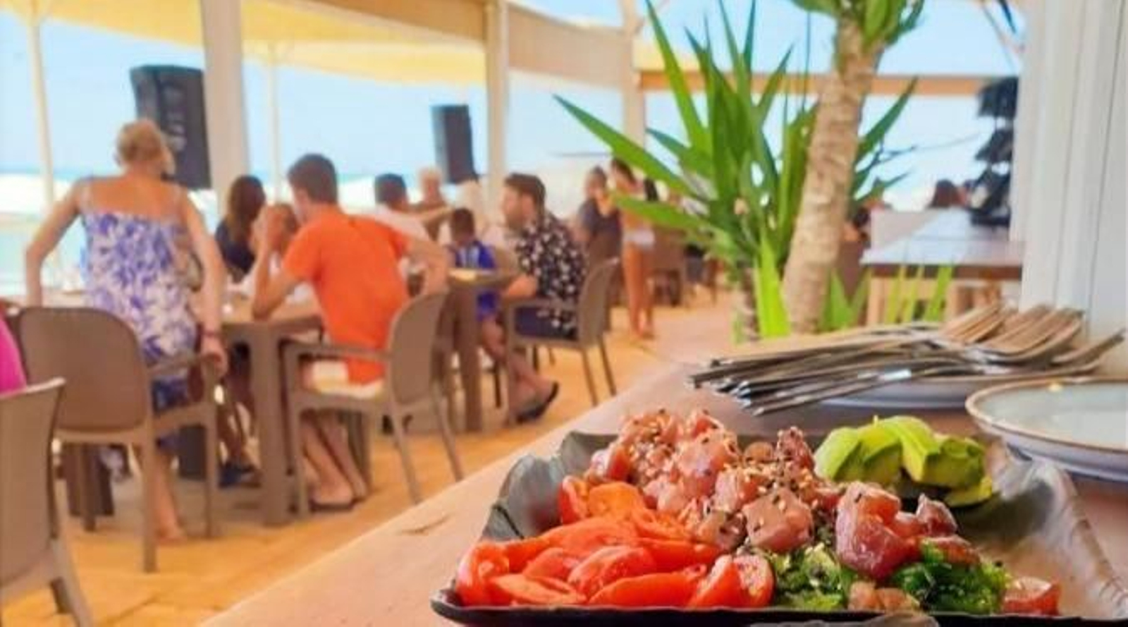 Chiringuito BeFree, en Costa Ballena (Rota)