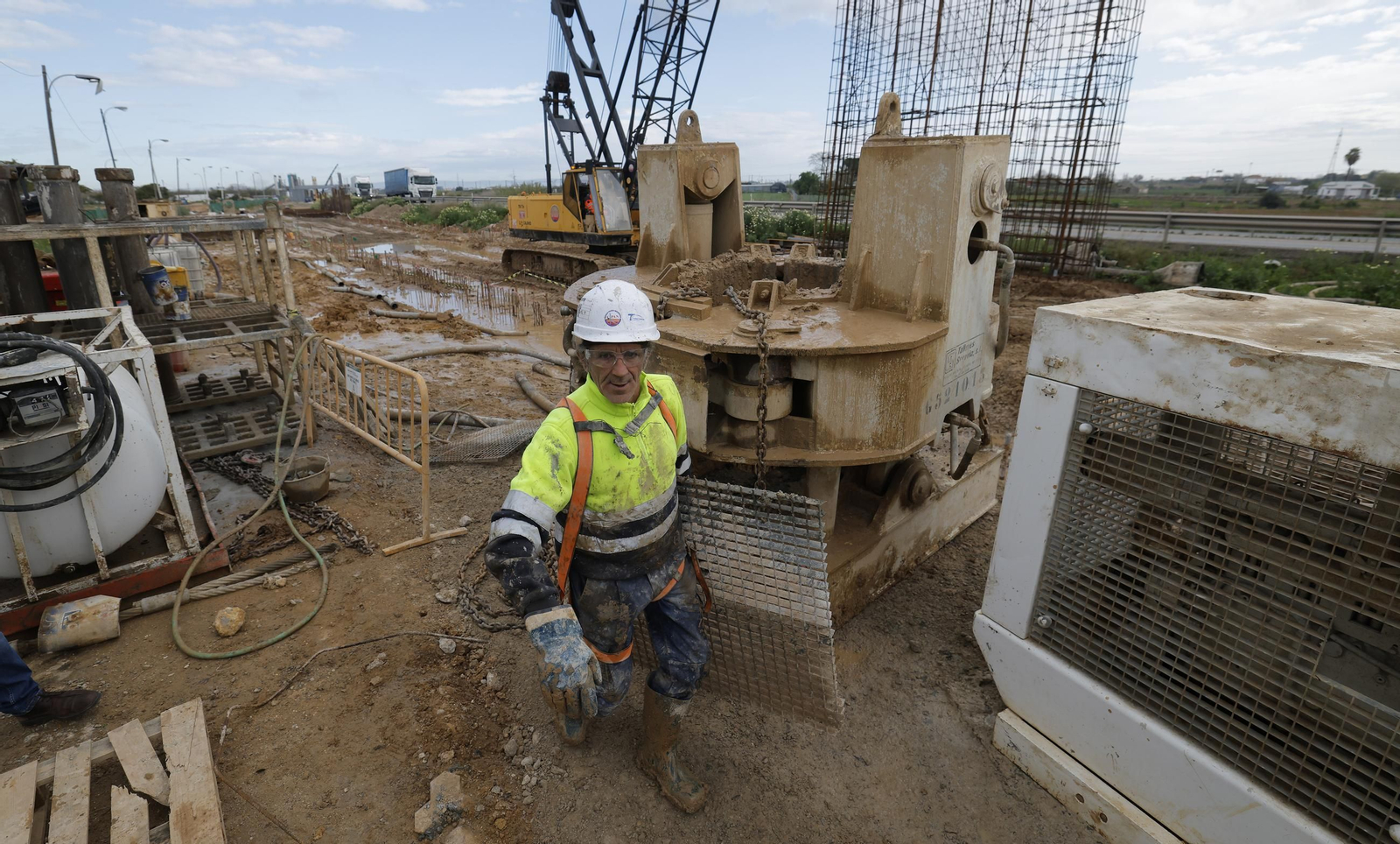 Los avances de la linea 3 del metro de Sevilla, en fotos