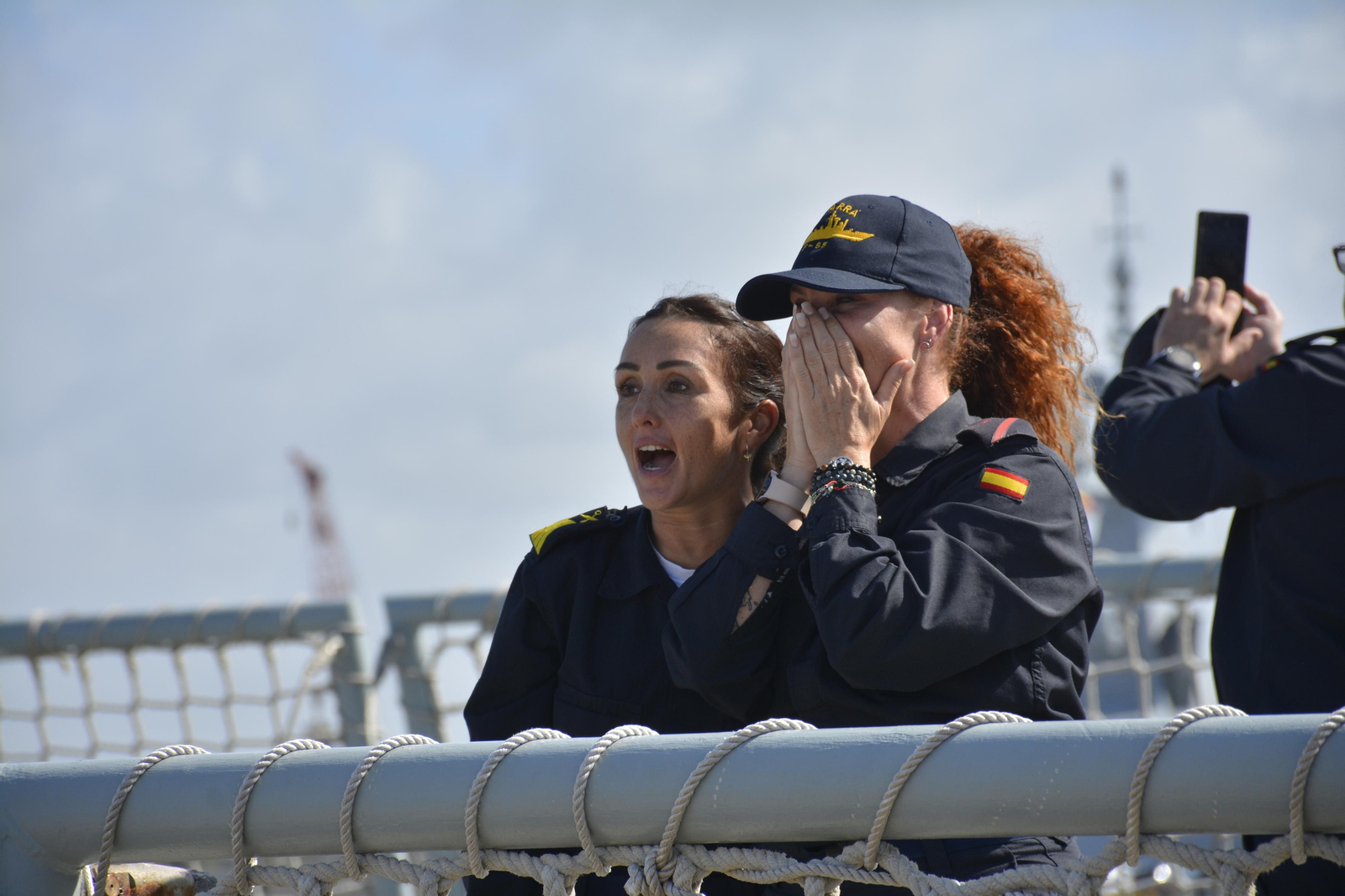 Armada: Las imágenes de la despedida a la fragata Navarra en la Base de Rota