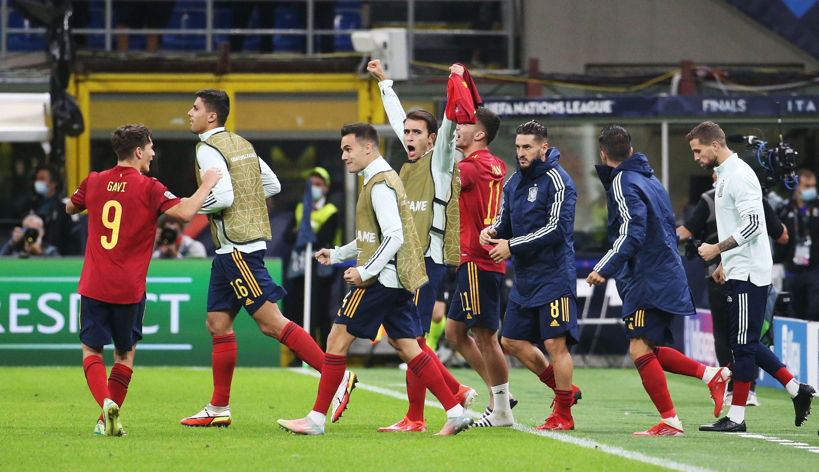 El Italia-España de la Liga de Naciones, en imágenes