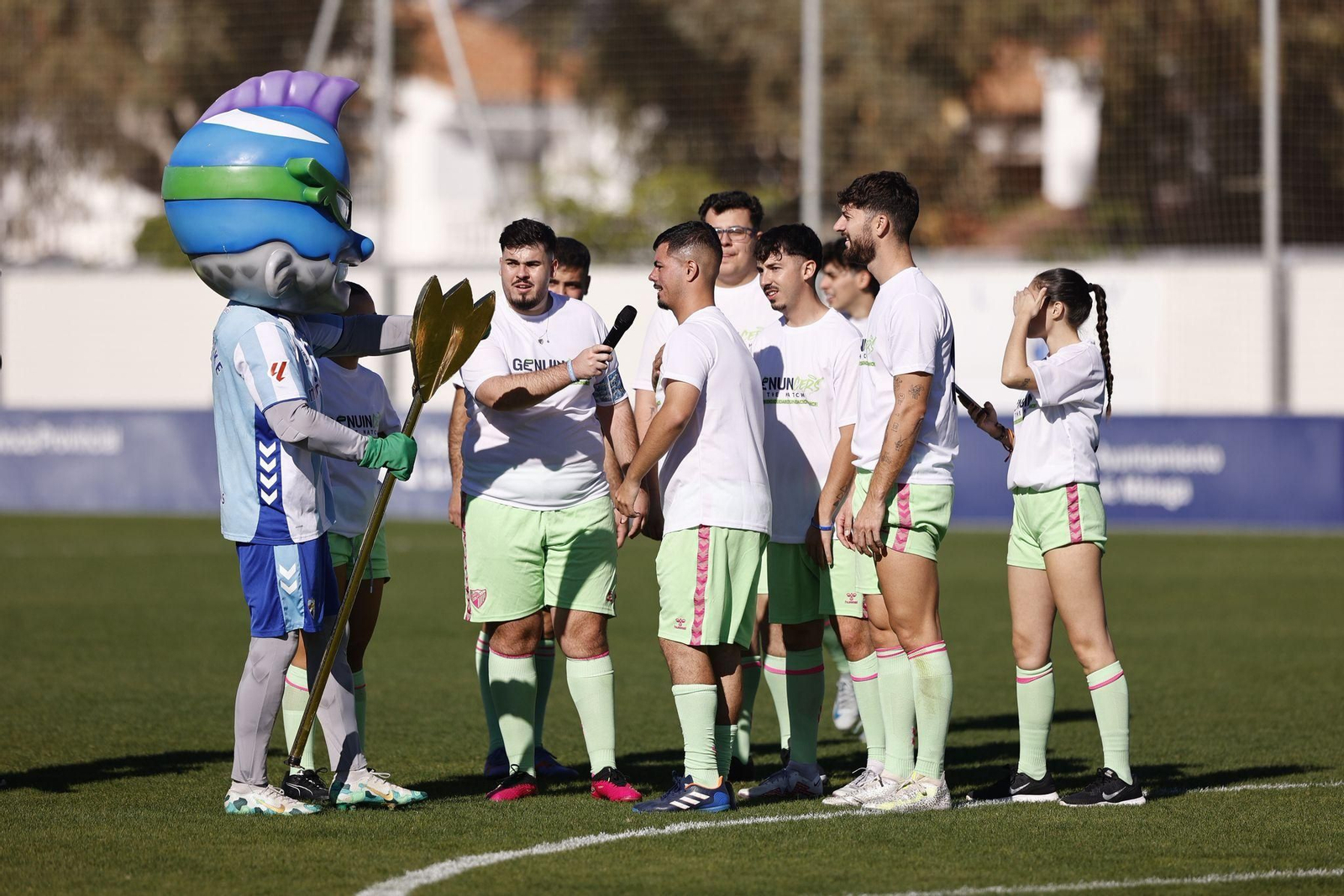El Málaga CF Genuine se impone a la selección malagueña de influencers