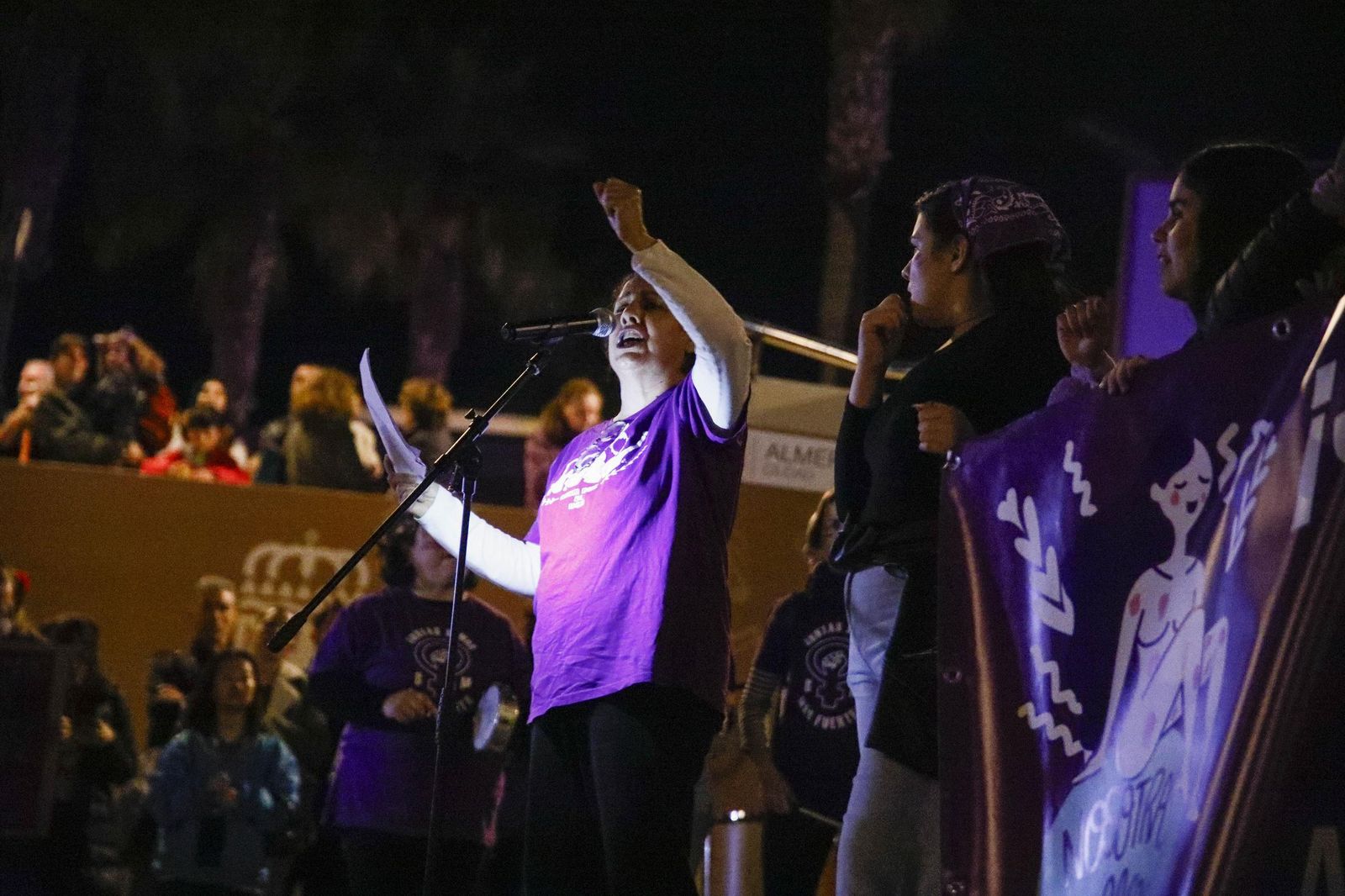 Las imágenes de la manifestación realizada por Asamblea Feminista 8M en Almería