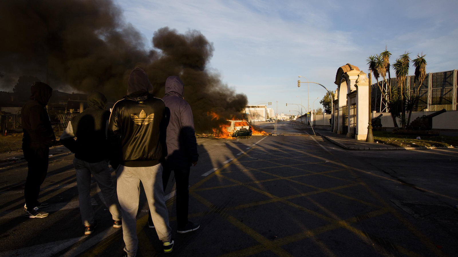 Las imágenes de la segunda jornada de la huelga del metal en Cádiz