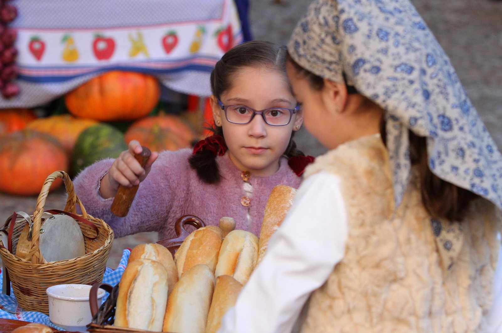 Imágenes del Belén viviente del Colegio María Inmaculada.