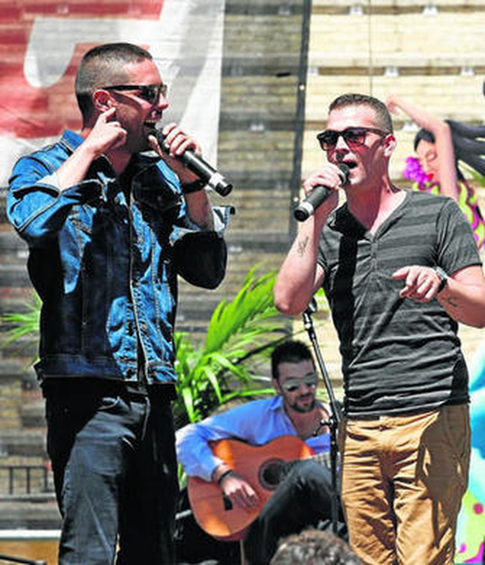 Imagen de archivo de Los Rebujitos el pasado junio en Algeciras en concierto.