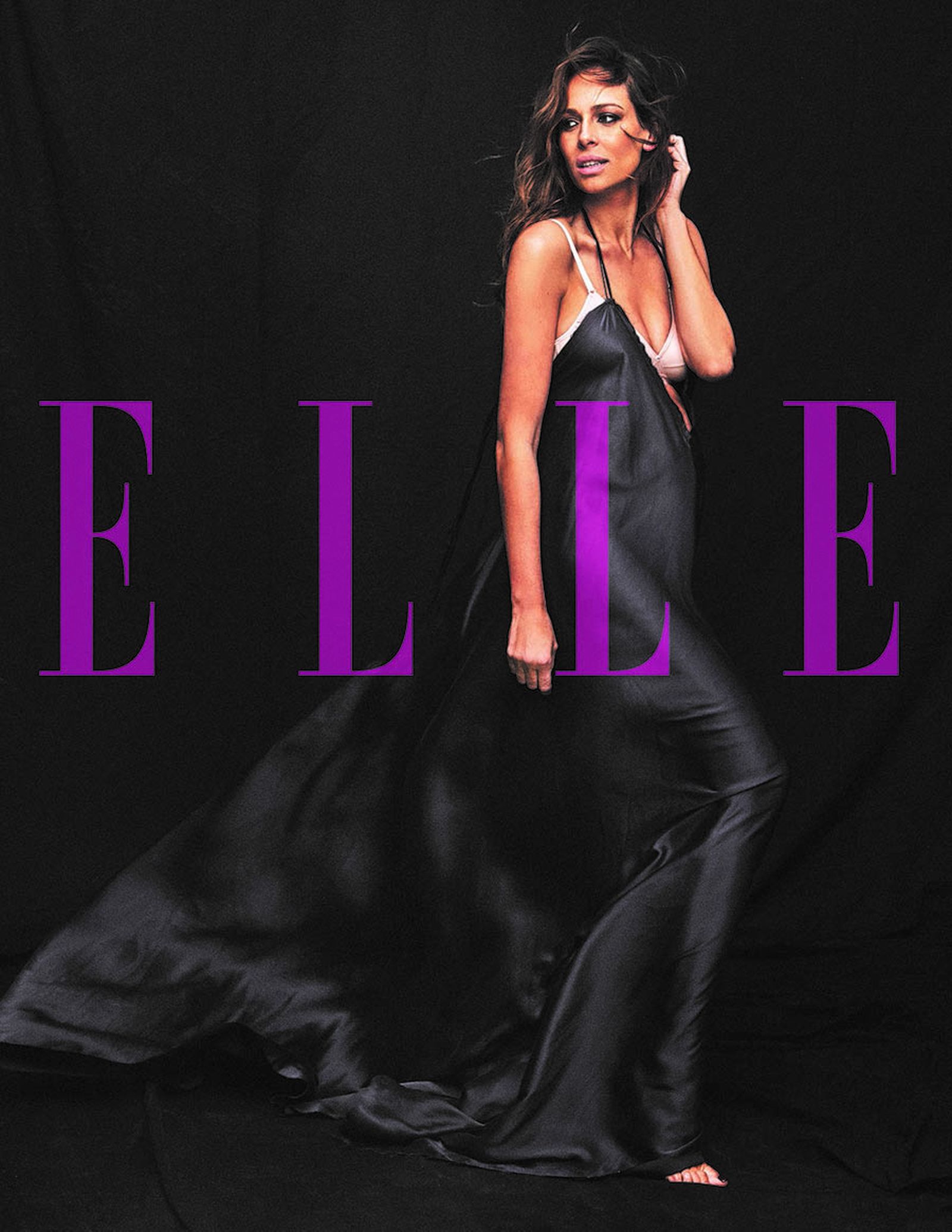 La sevillana, en una de las fotos de la entrevista.