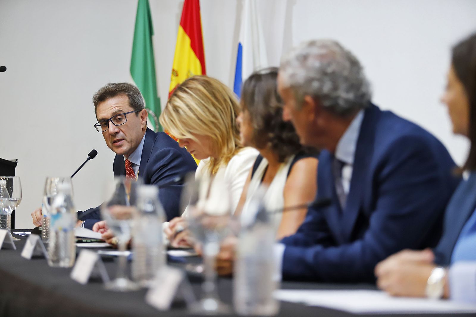 Imágenes de la toma de posesión institucional de la nueva Junta Directiva del Ilustre Colegio Oficial de Médicos de Huelva