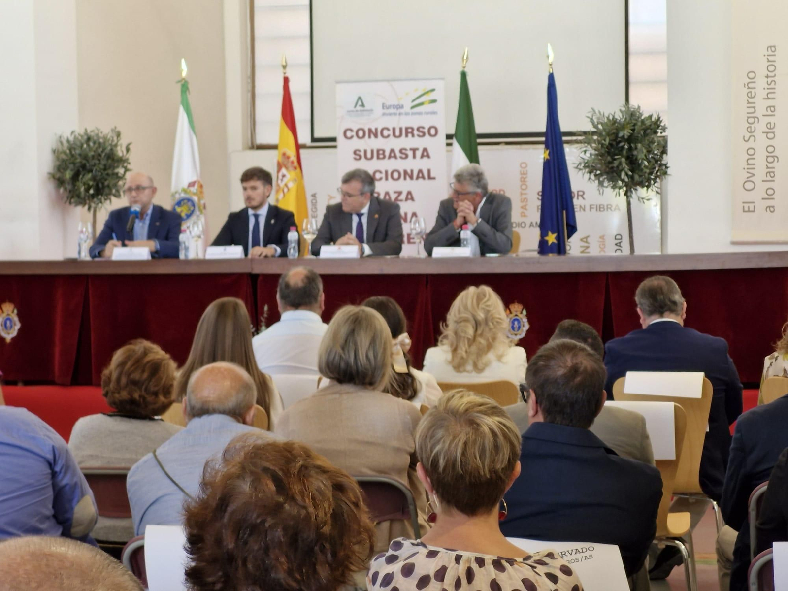 De izquierda a derecha:  Manuel López Galera, Ramón Martínez Martínez, José Antonio Montilla y José Antonio Puntas.