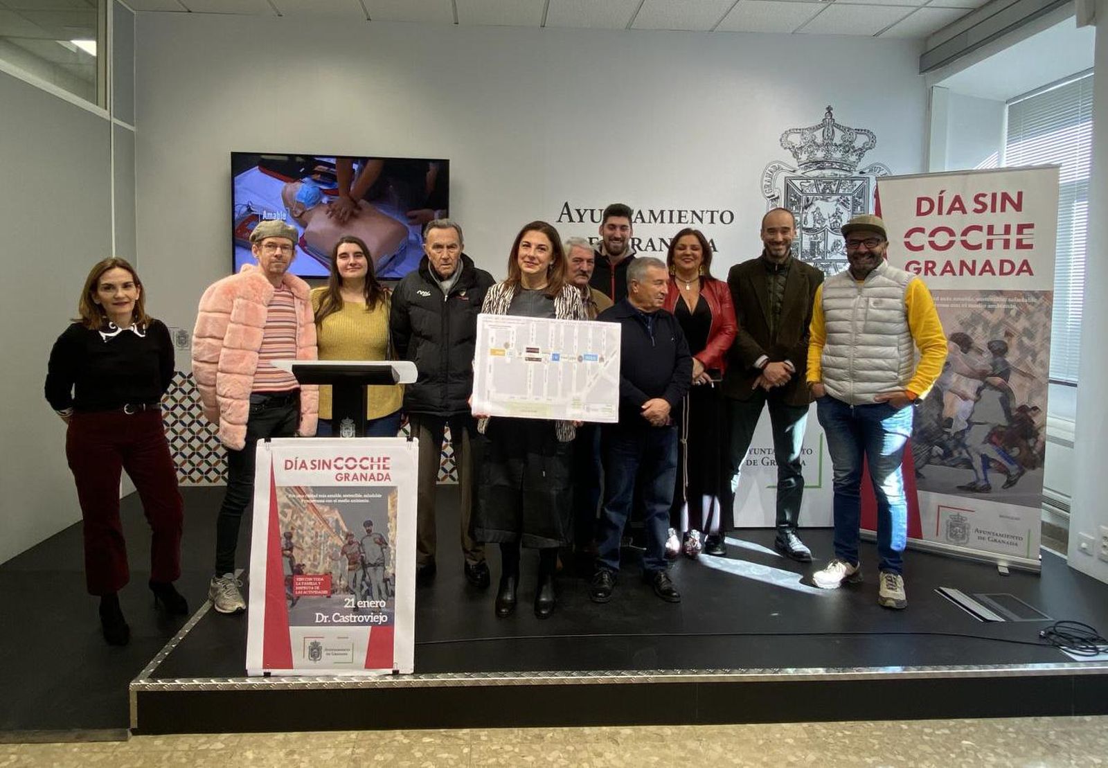 El Día sin Coche en Granada llega por primera vez al barrio de Plaza de Toros