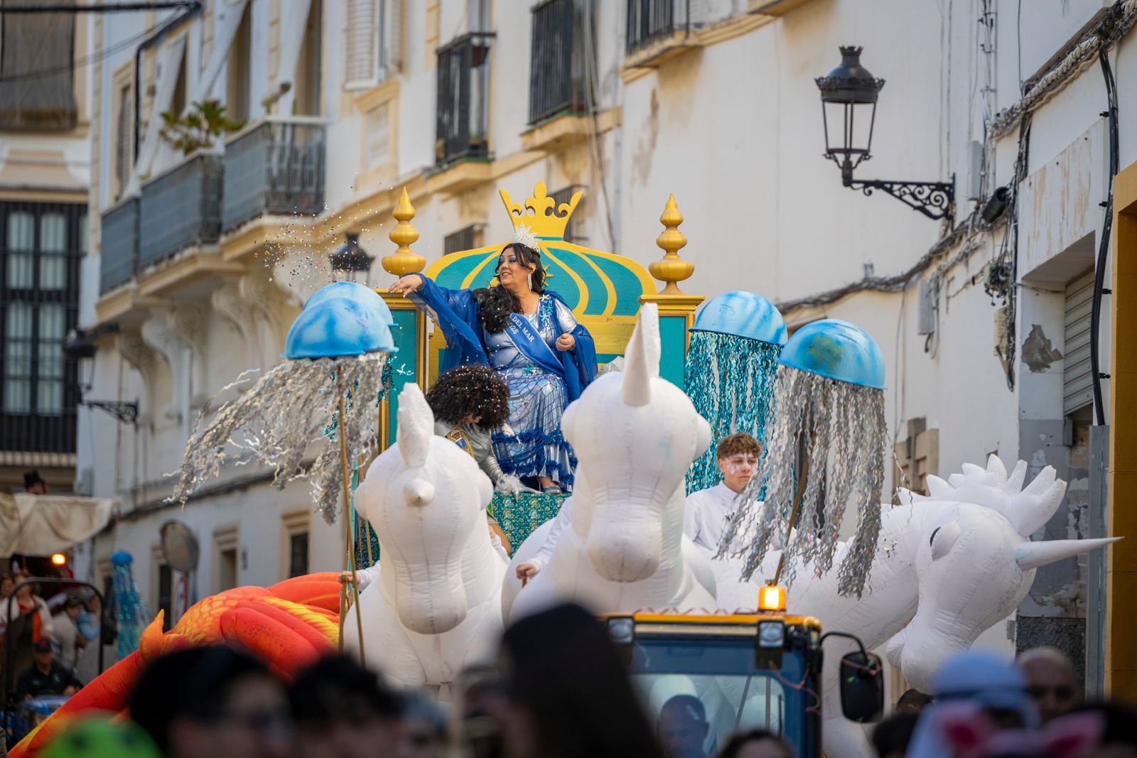 La imágenes del sábado de Carnaval en El Puerto.