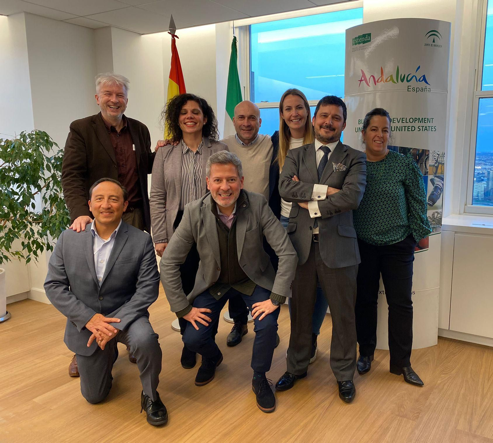 Representantes de las empresas andaluzas en la misión.