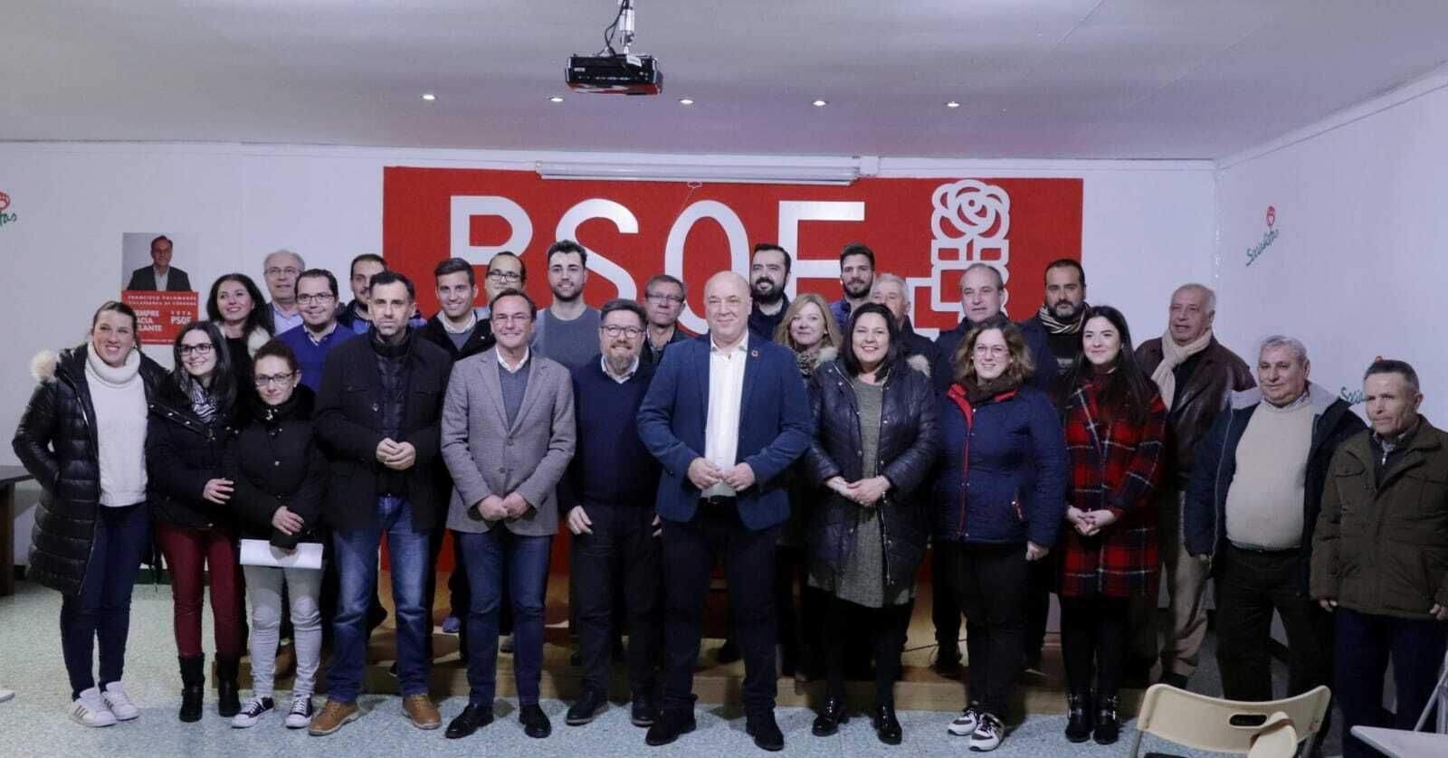 Representantes del PSOE en Villafranca de Córdoba.