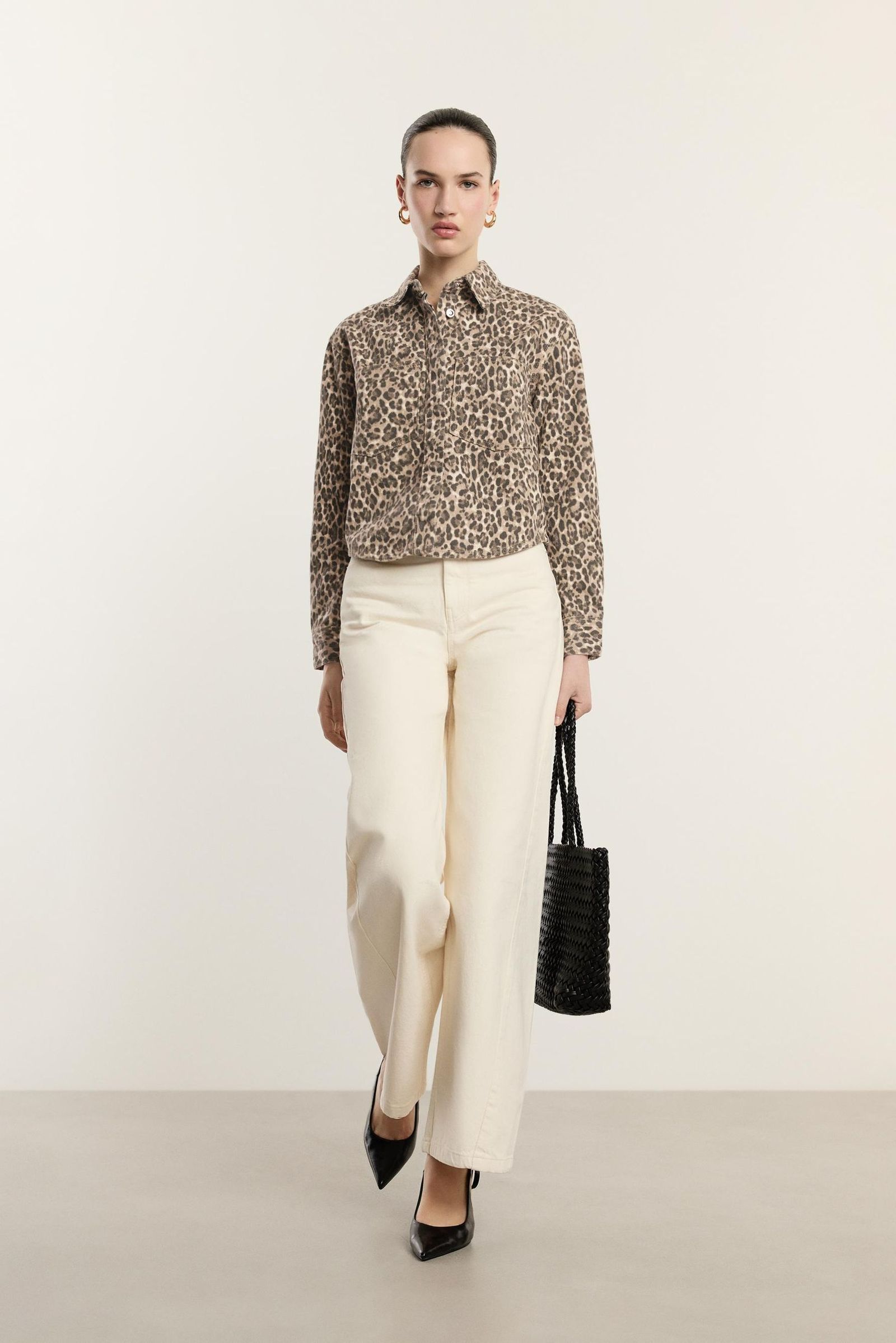 Chaqueta animal print de Lefties.