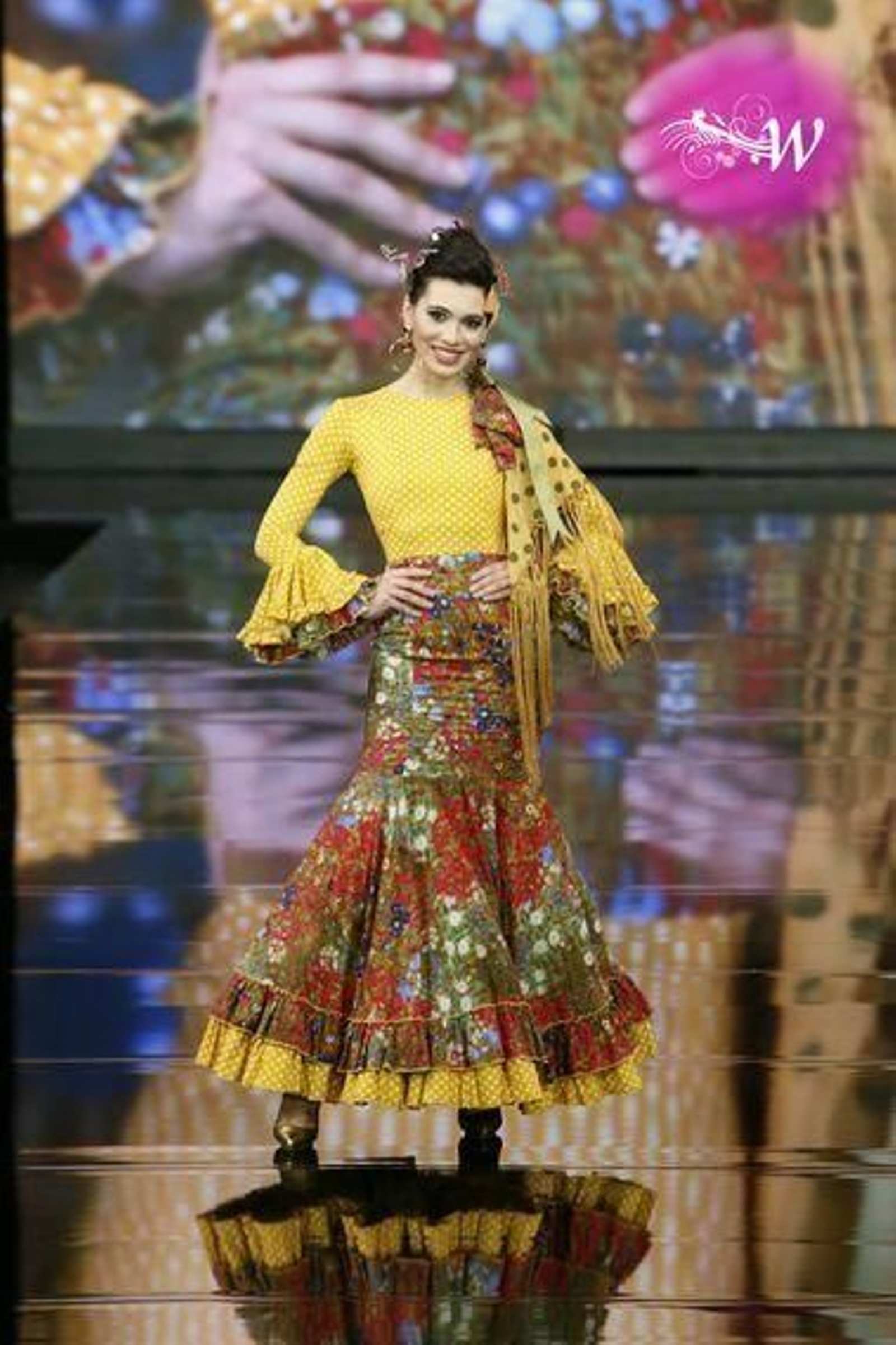 Desfile de Yolanda Moda Flamenca en Simof 2020