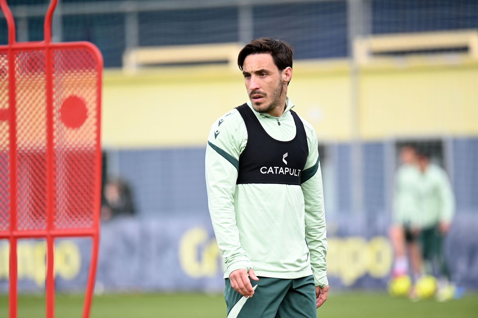 Iza, en un entrenamiento de la presente semana.