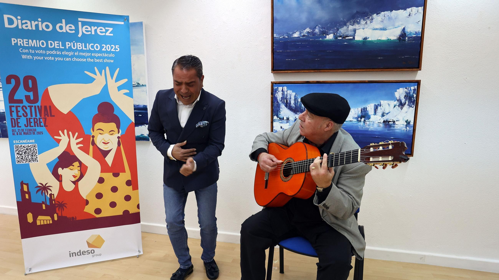José Carpio 'Mijita' y Domingo Rubichi, en la Sala ArteaDiario.