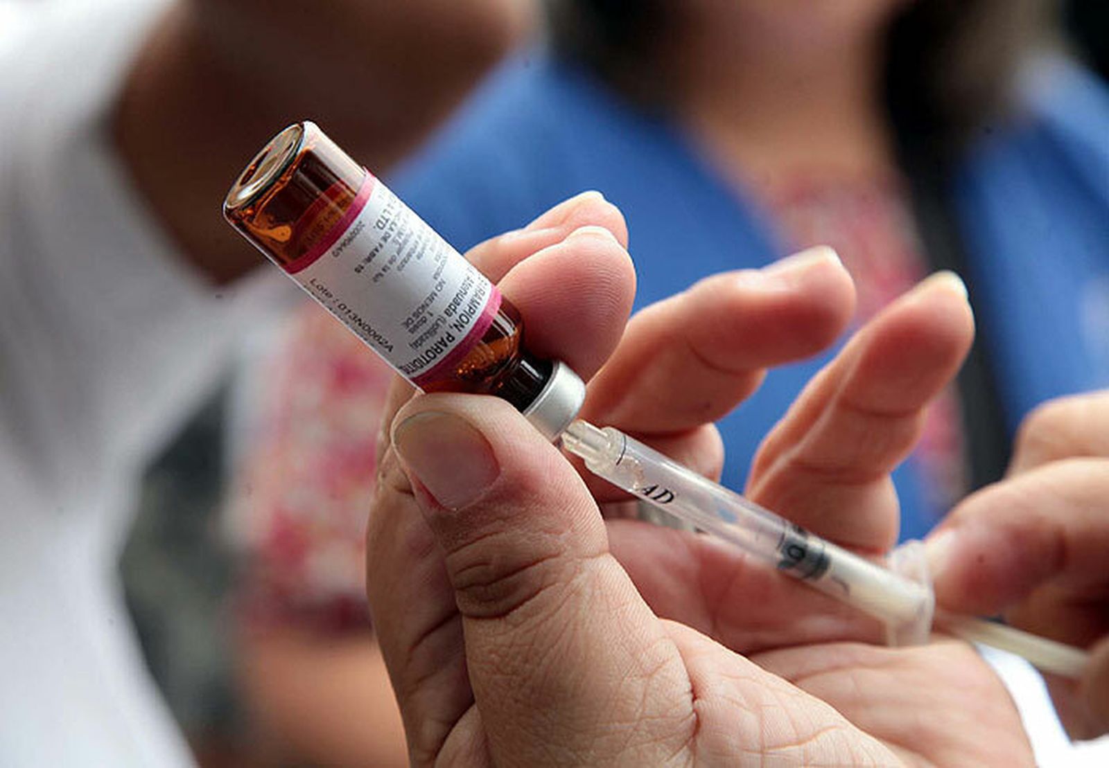 Imagen de archivo de una inyección