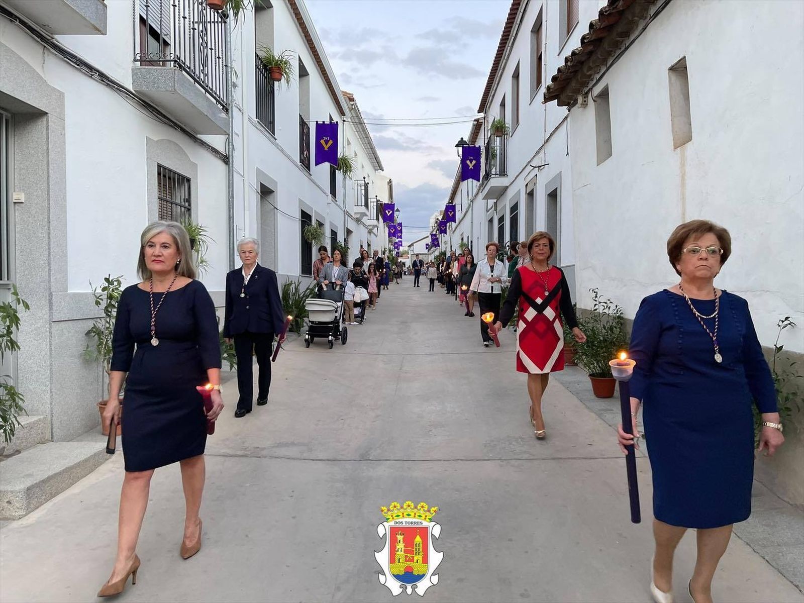 Dos Torres: La procesión especial por los 250 años de la Hermandad de Jesús Nazareno, en imágenes