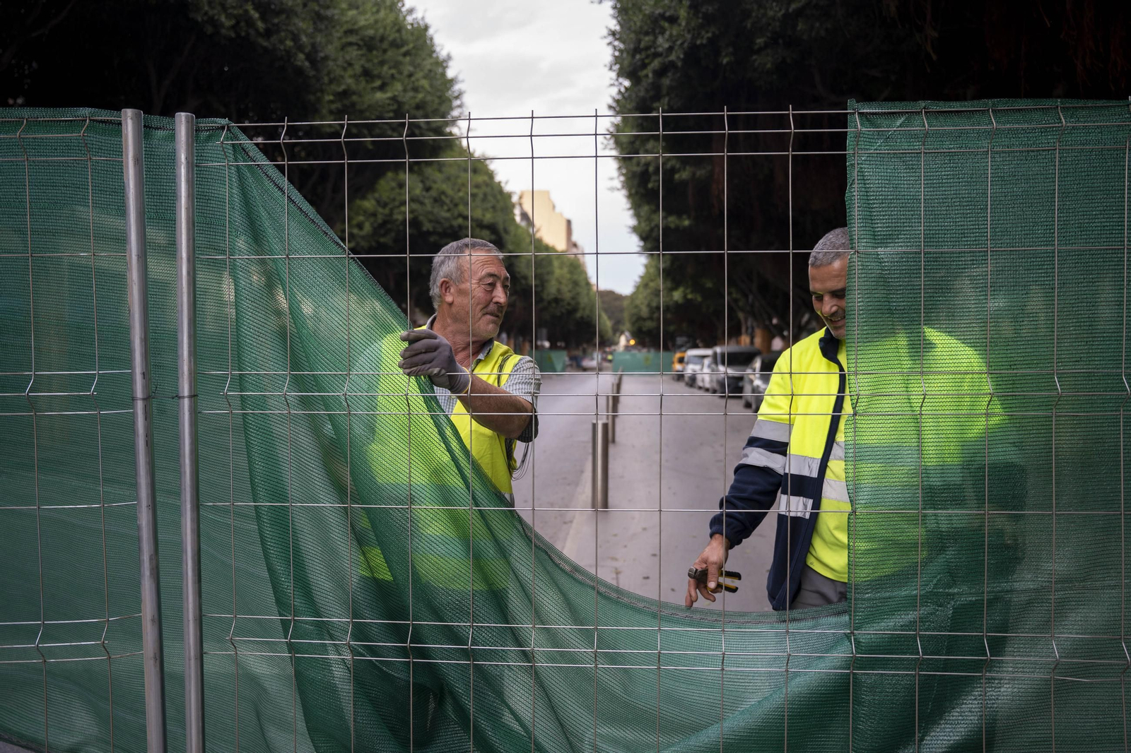 Las imágenes de las obras del paseo de Almería