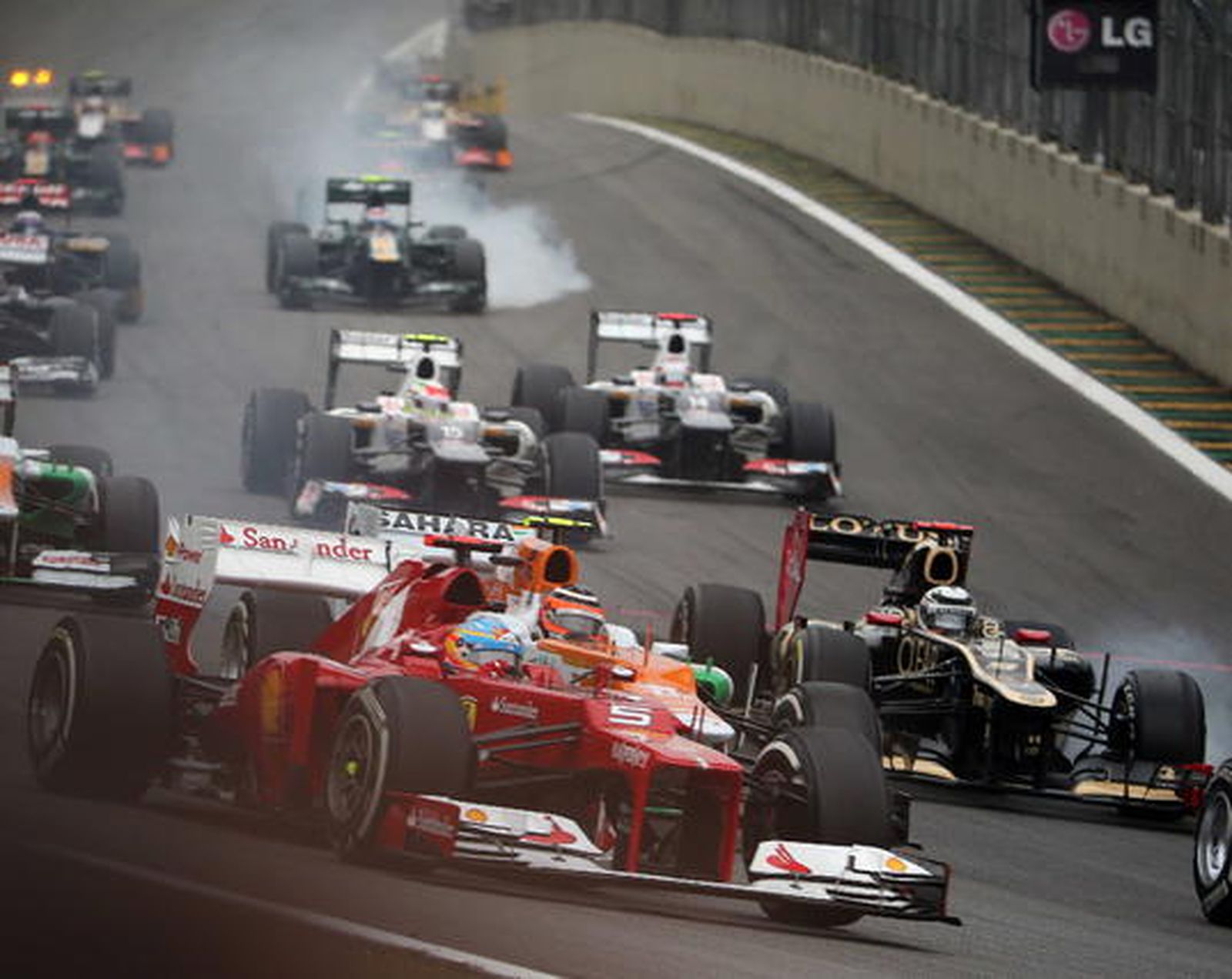 Las imágenes del GP de Brasil