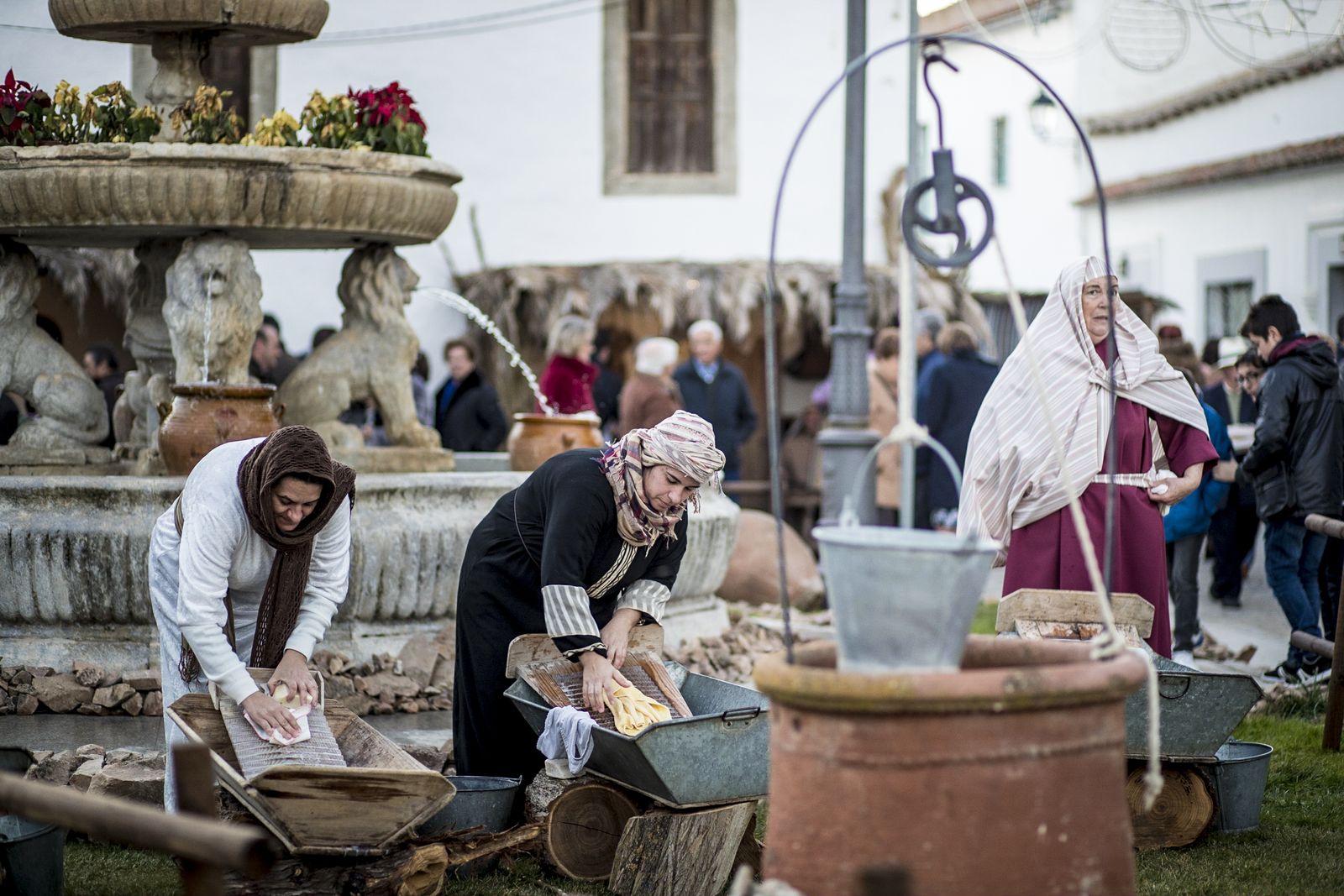 Una escena del Belén Viviente de Torrecampo en una edición anterior.