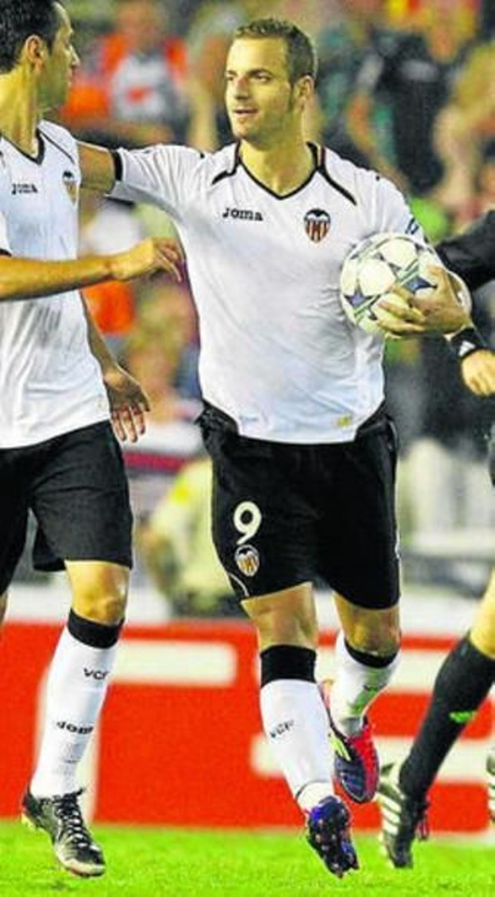 Alberto Soldado y Álvaro Negredo.