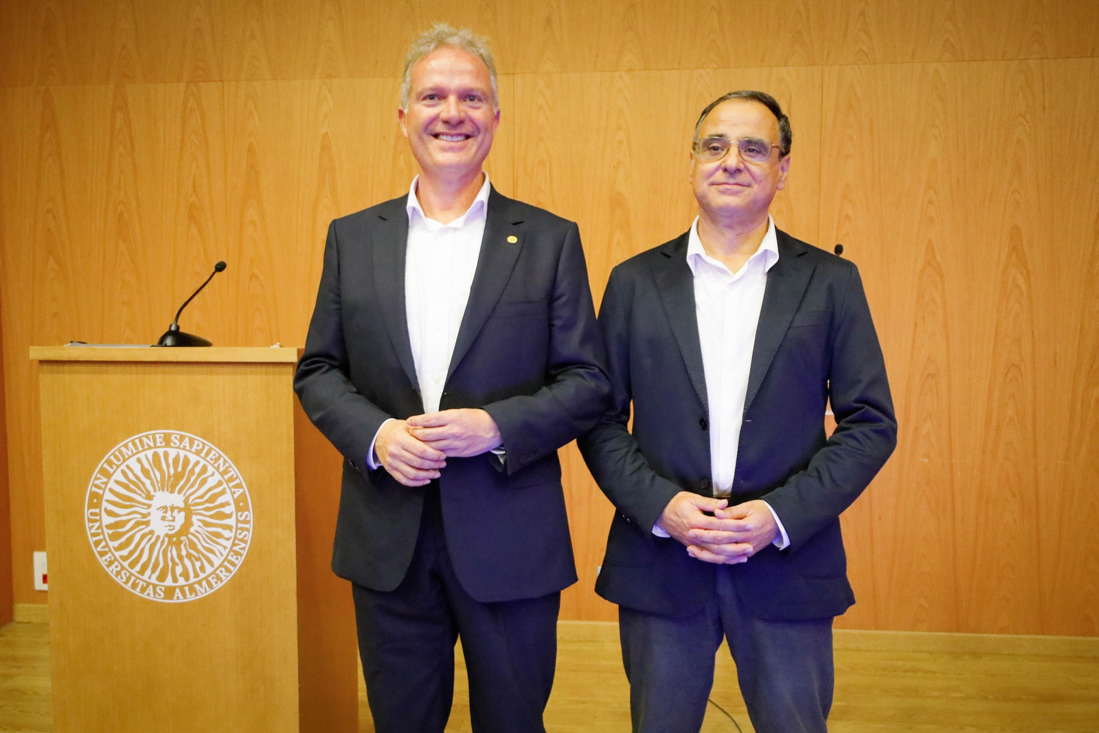 Diego Valera y José Céspedes, candidatos a rector en la UAL.