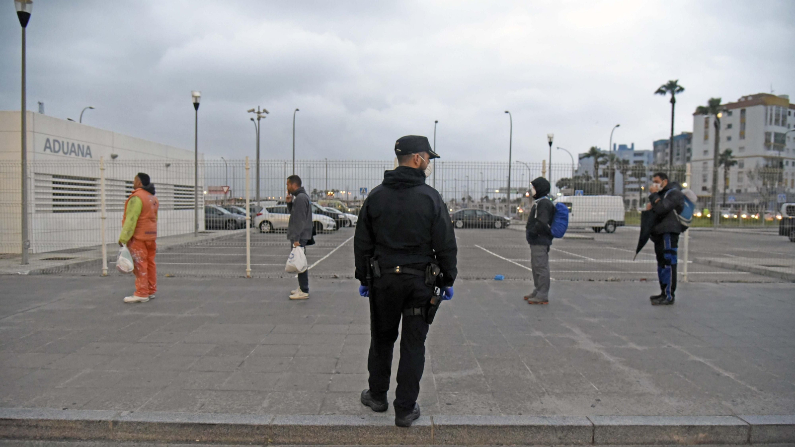 Las fotos de un día laborable en Gibraltar durante el coronavirus